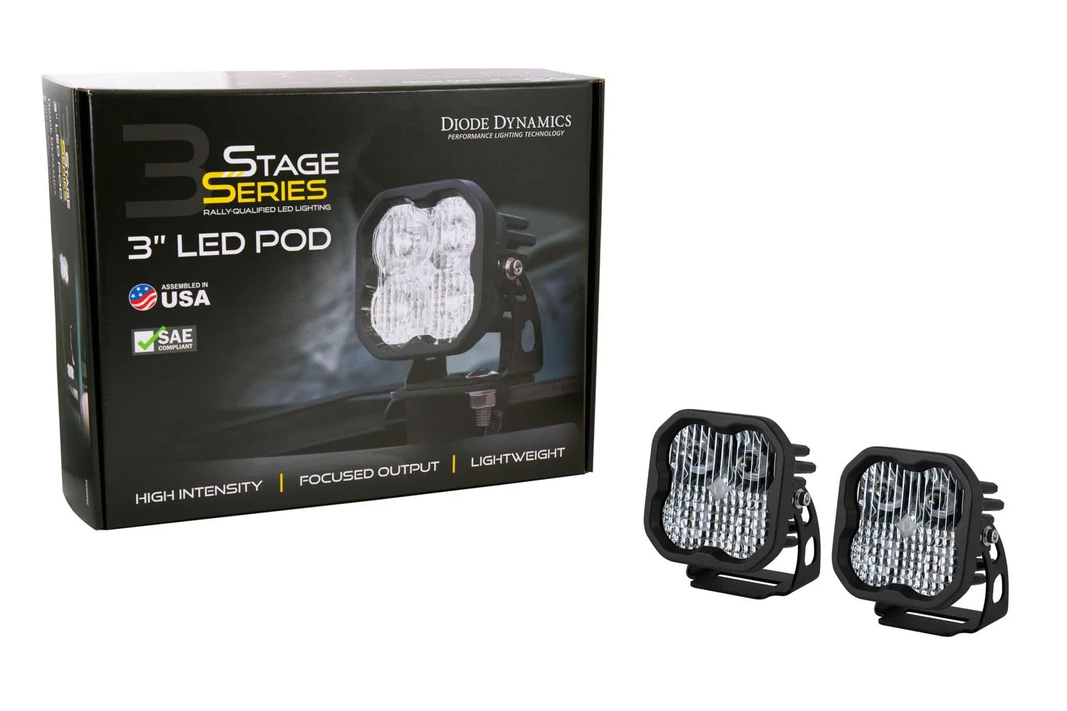 Ford Bronco SS3 3" LED Pods | Diode Dynamics KsF8bE9