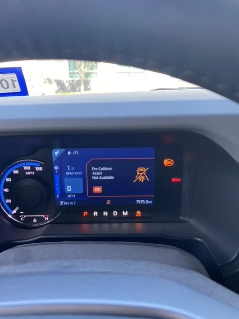 Ford Bronco Error messages mayhem. IMG_2506