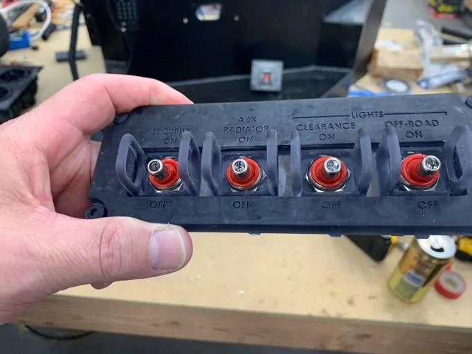 Ford Bronco 3D Print Prototype AUX Switches switches