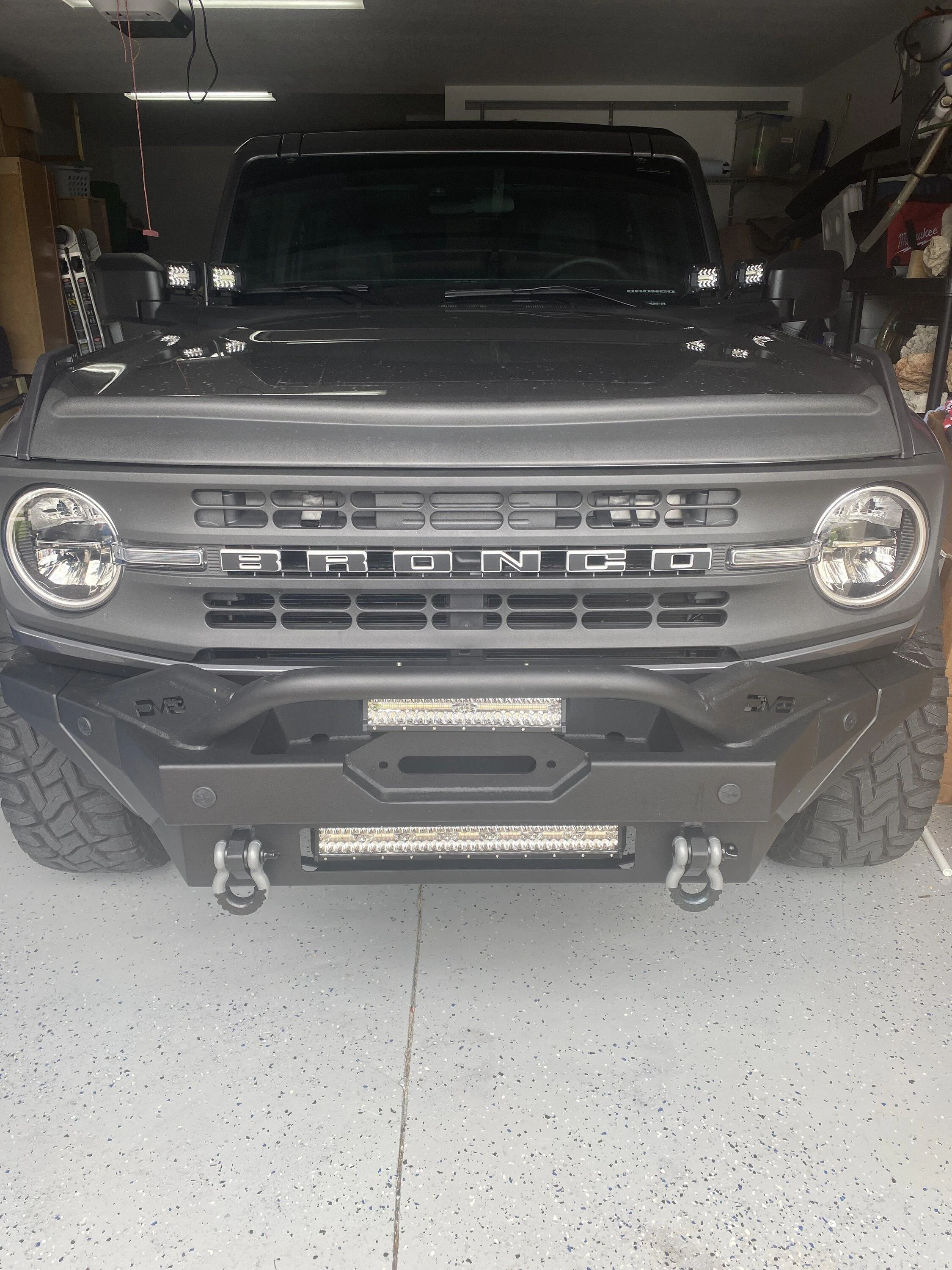 Ford Bronco BAMF vs. DV8 Winch Bumpers imag