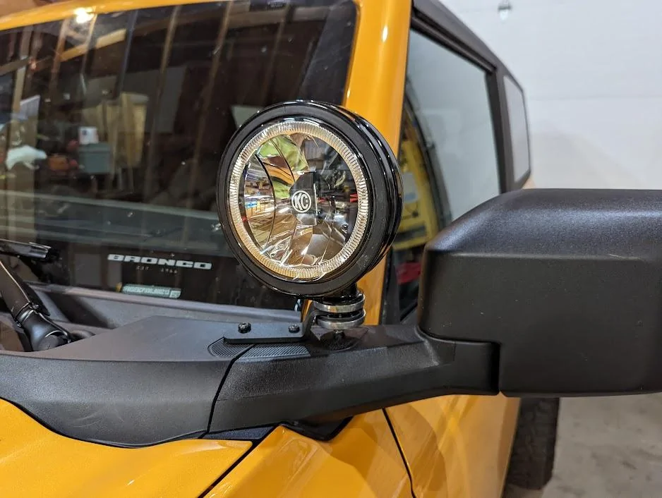 Ford Bronco KC Daylighter install + <warning> about their brackets PXL_20220608_041739523