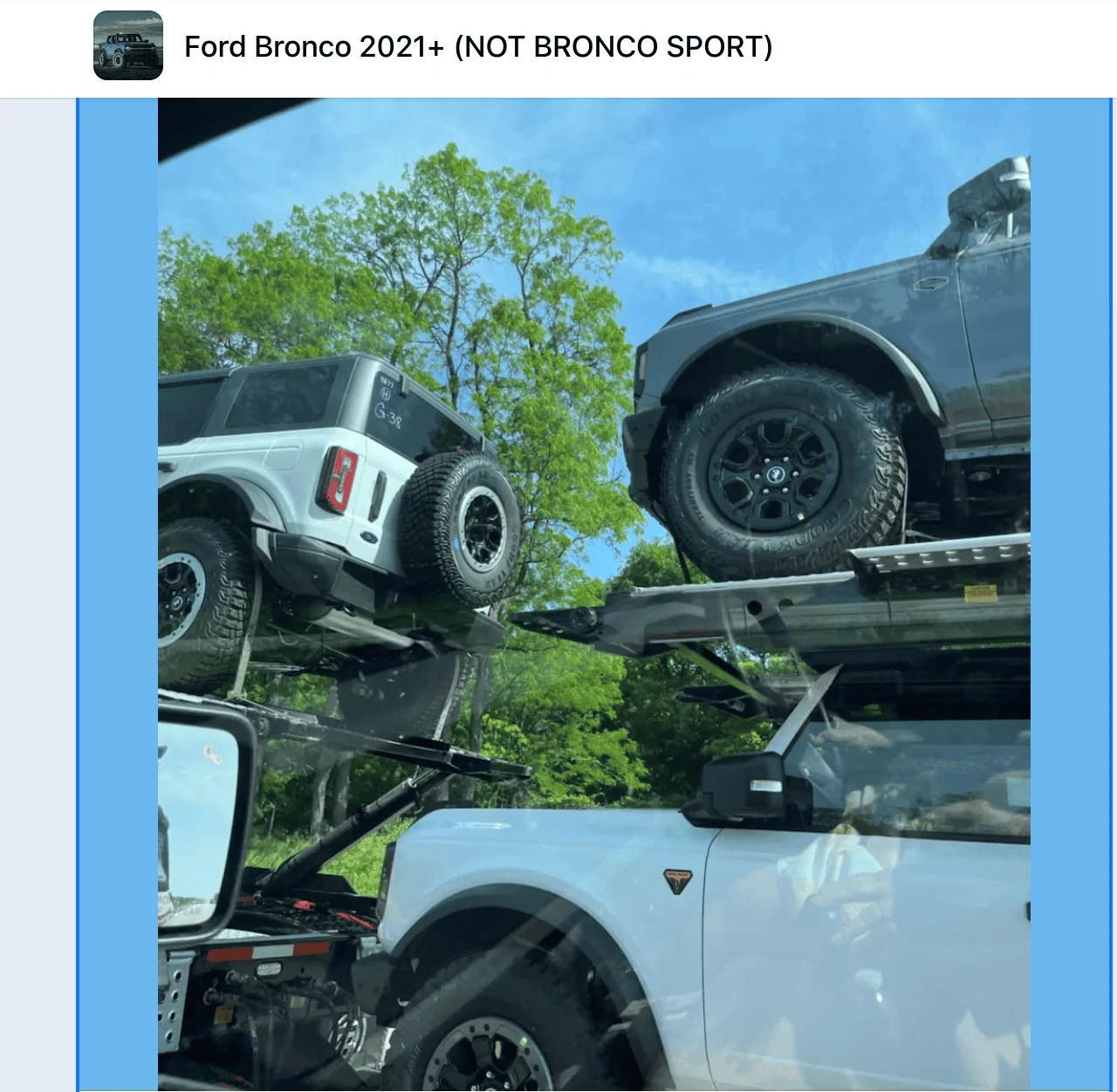 Ford Bronco 06/06/22 Build Week Group Screen Shot 2022-06-15 at 8.33.09 PM