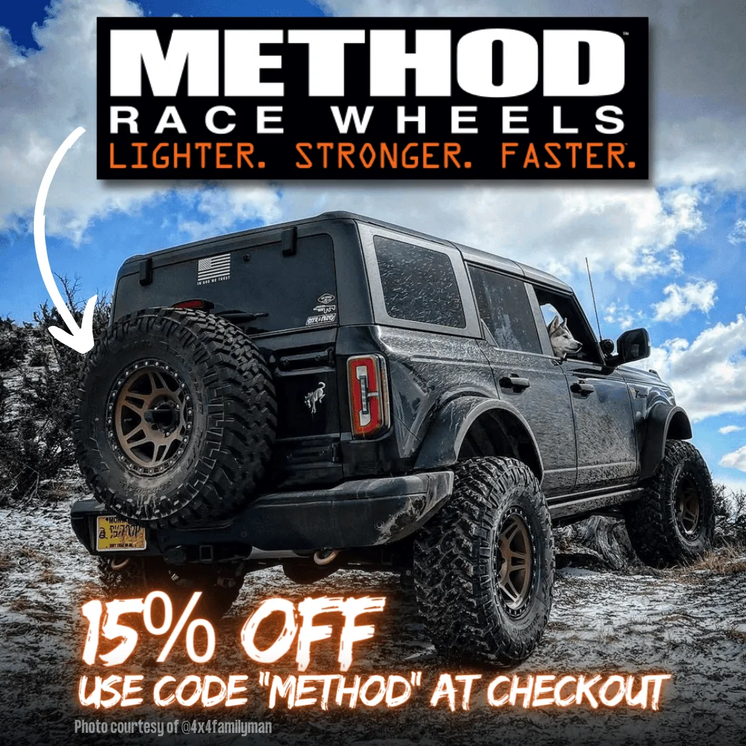 Ford Bronco Method Race Wheels 15% OFF! 15% Off (1)