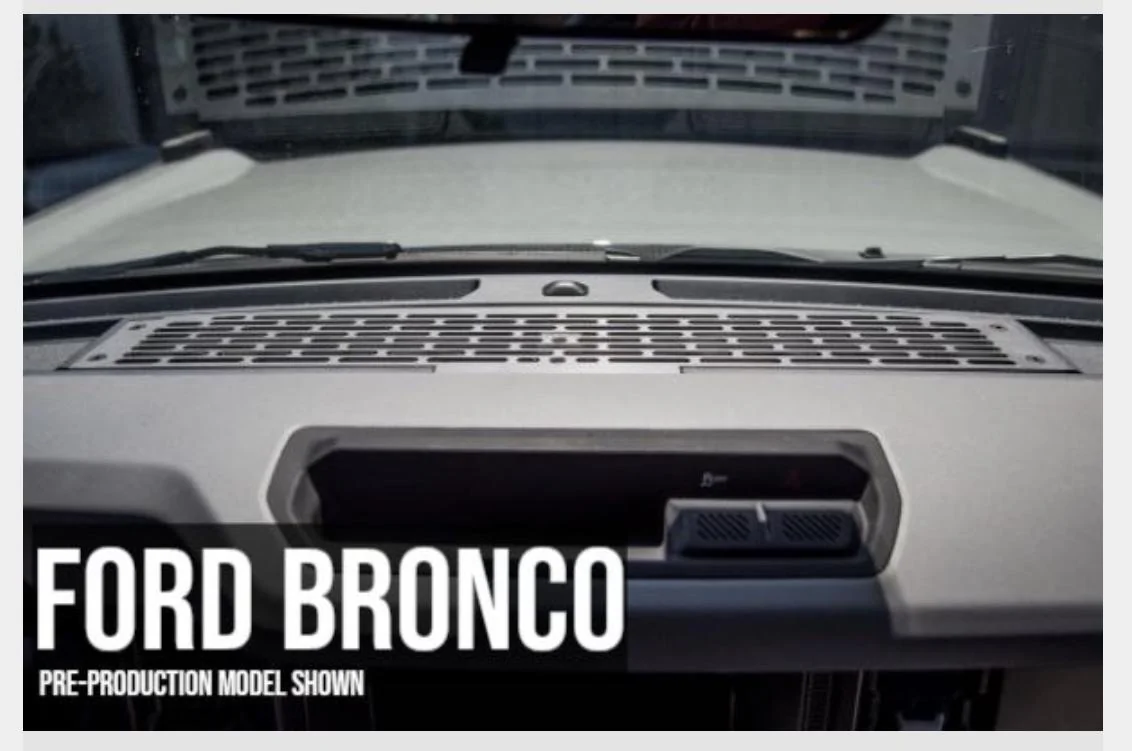 Ford Bronco Builtright BYOD Plate 1655403232162