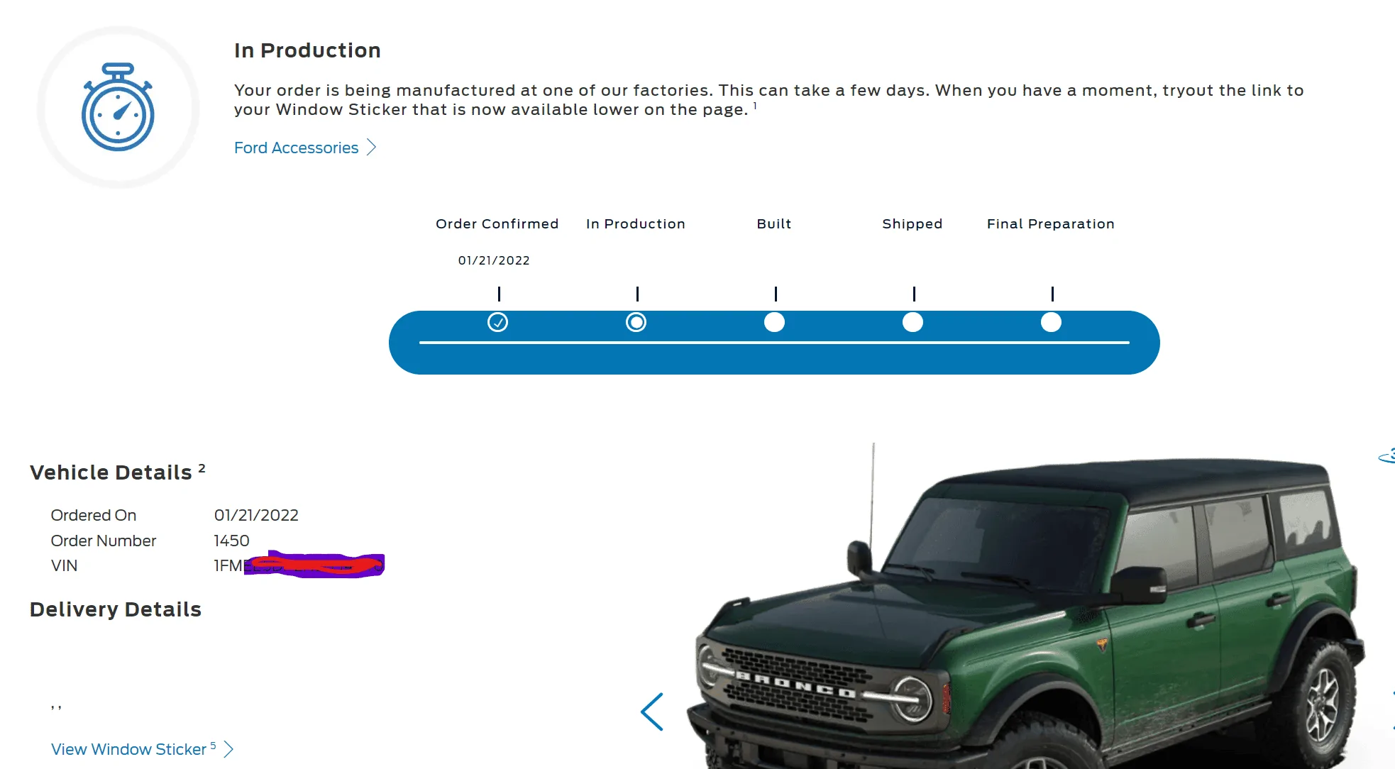 Ford Bronco 5/23 Build Week Screenshot 2022-06-17 205331