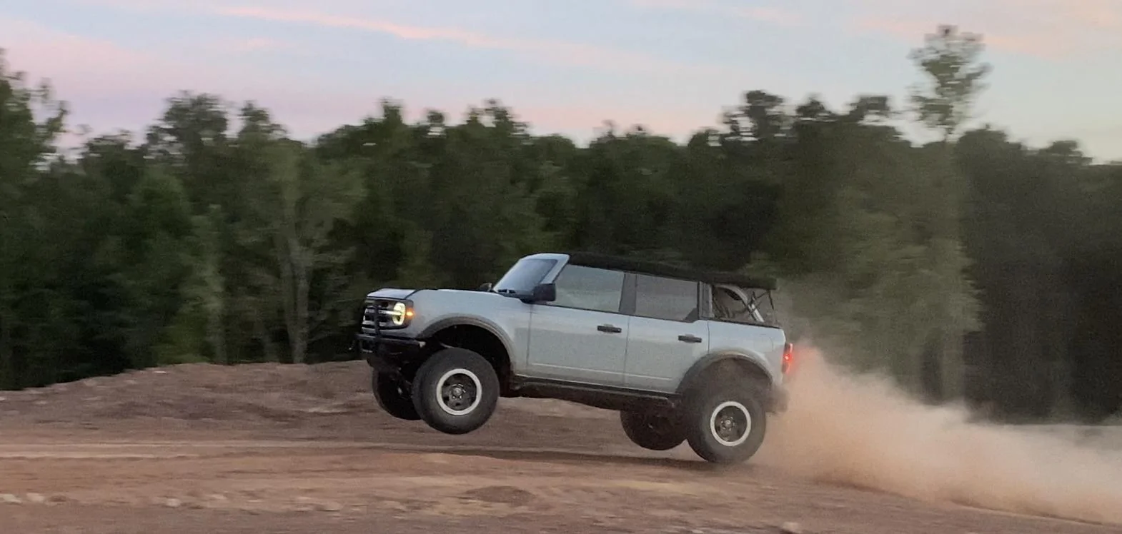 Ford Bronco Extremely impressed! Had my Bronco doing jumps, turn-assist donuts, dirt embankments, climbing giant hills, 50+ mph on uneven terrain B1BE74B3-8D5E-4D52-9F8C-0F993B07A900
