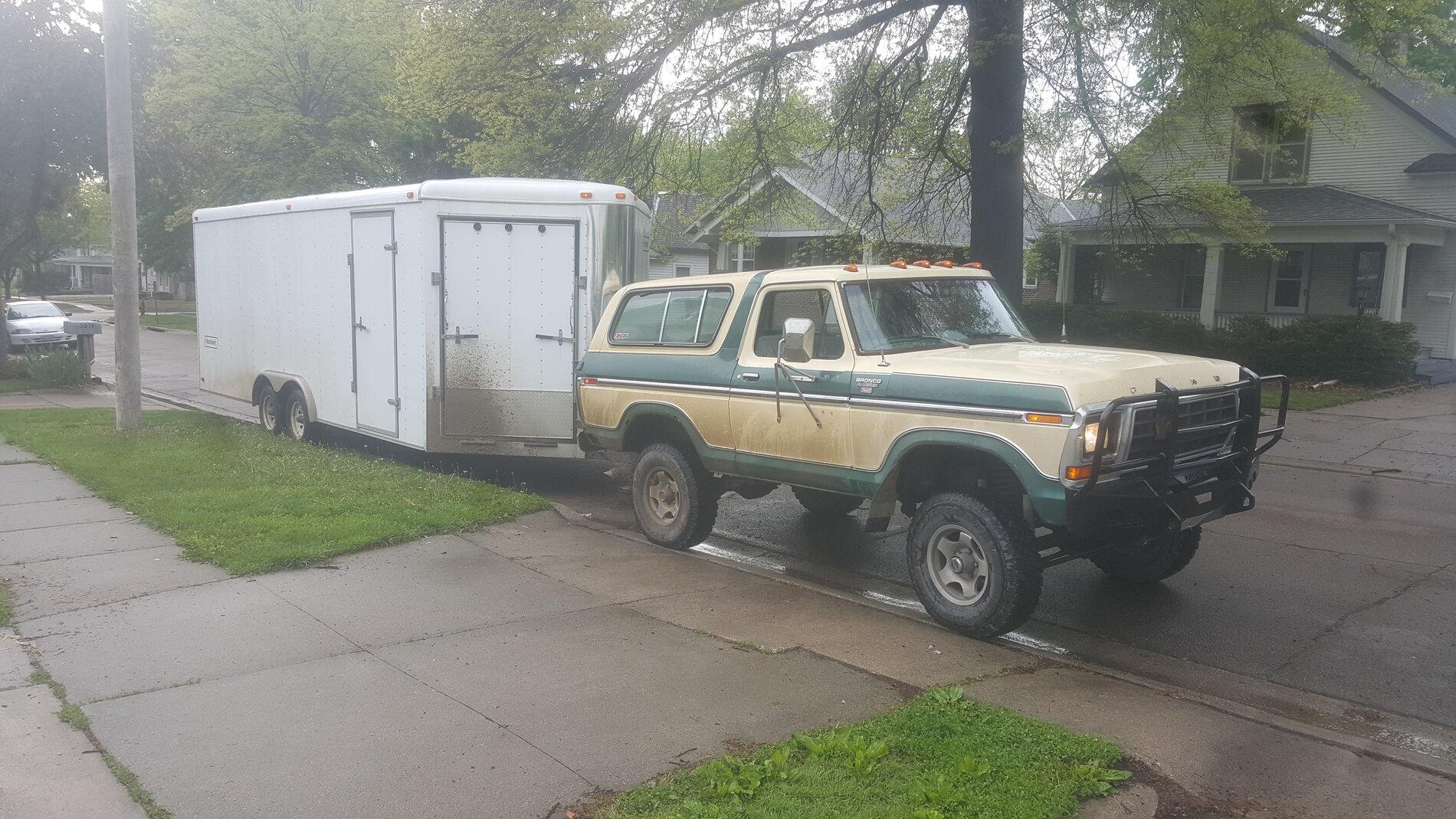 Ford Bronco What would be a realistic towing capacity? 20170503_183223