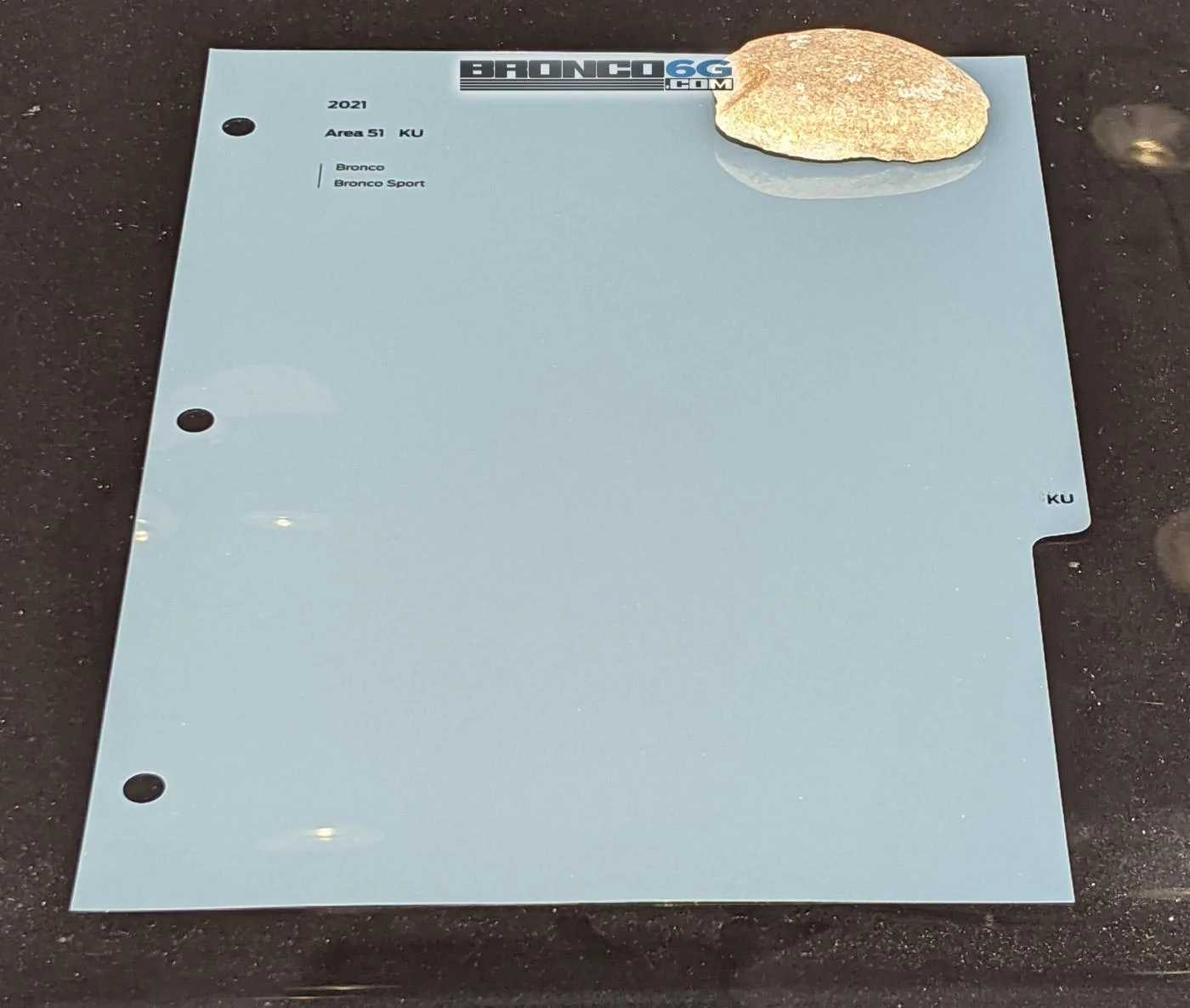 Ford Bronco Official Paint Samples / Swatches For 2021 Ford Bronco Have Arrived. Cactus Gray = Jet Fighter Gray outdoor-area-51-paint-sample-swatch-2021-ford-bronco