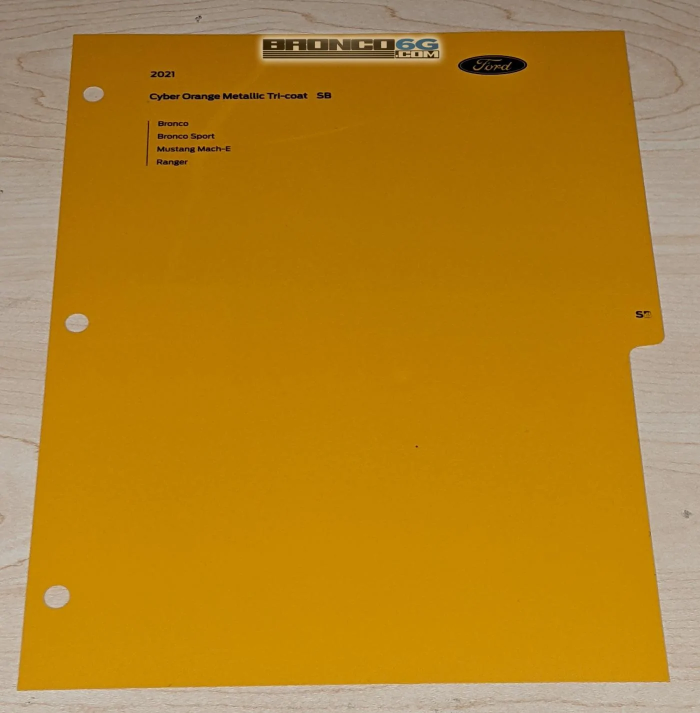 Ford Bronco Official Paint Samples / Swatches For 2021 Ford Bronco Have Arrived. Cactus Gray = Jet Fighter Gray indoor-cyber-orange-metallic-paint-sample-swatch-2021-ford-bronco