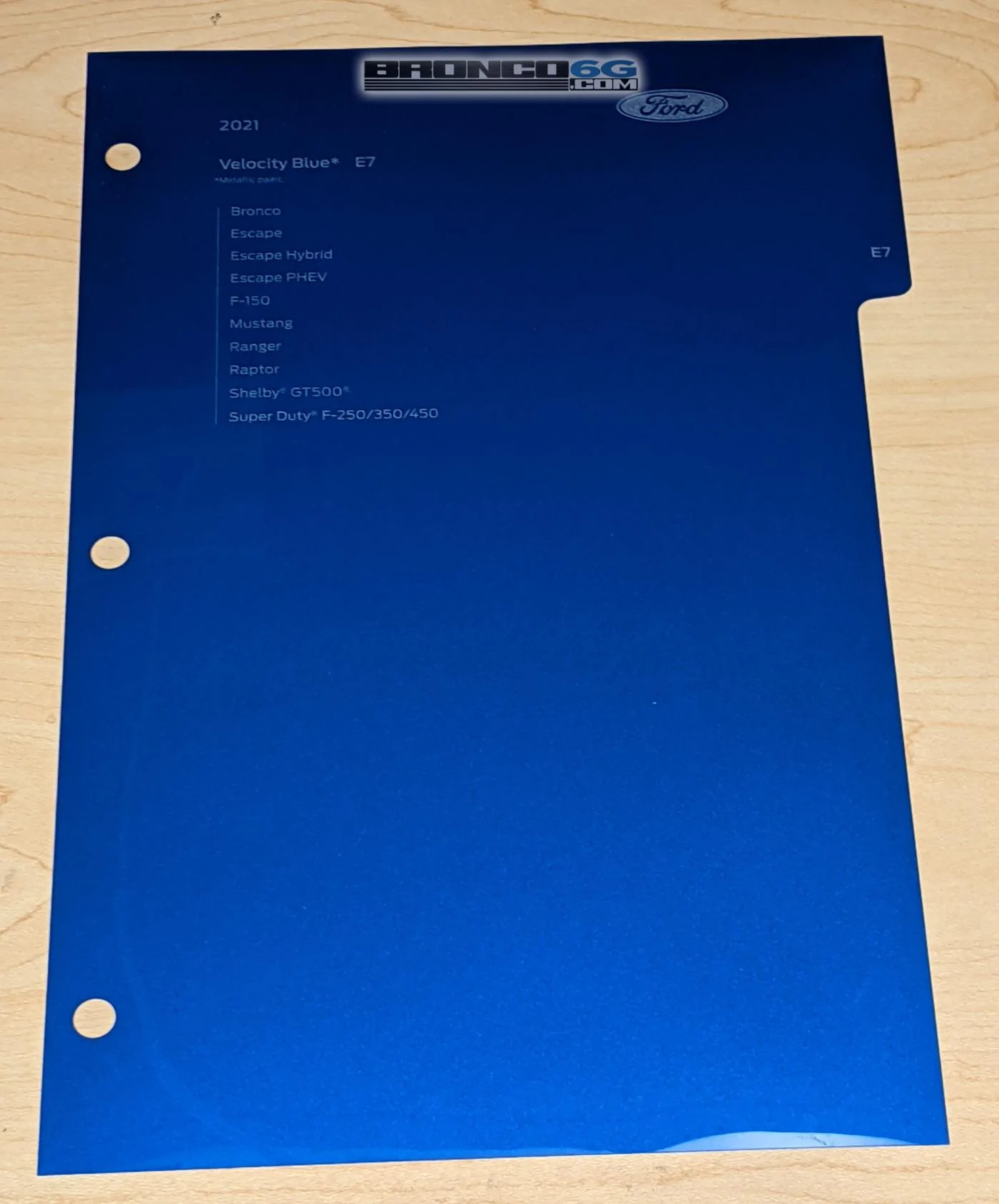 Ford Bronco Official Paint Samples / Swatches For 2021 Ford Bronco Have Arrived. Cactus Gray = Jet Fighter Gray indoor-velocity-blue-paint-sample-swatch-2021-ford-bronco