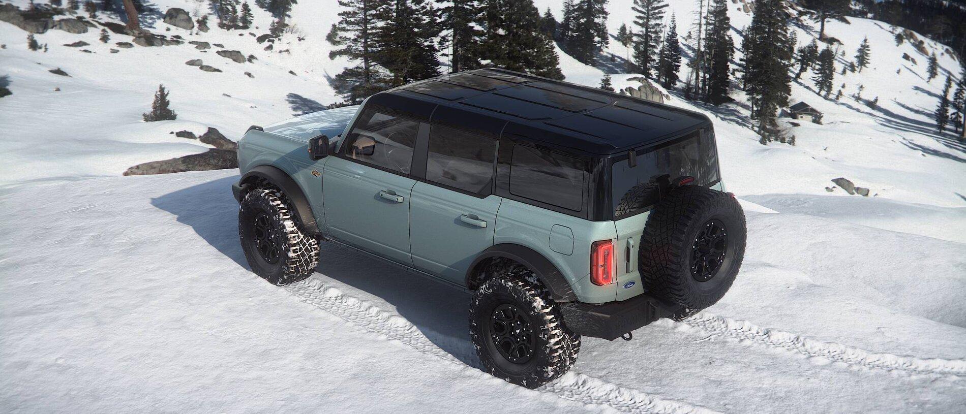 Ford Bronco Shadow Black Roof Option - Makes a BIG Difference! u725_21_cactus_grey_env_10