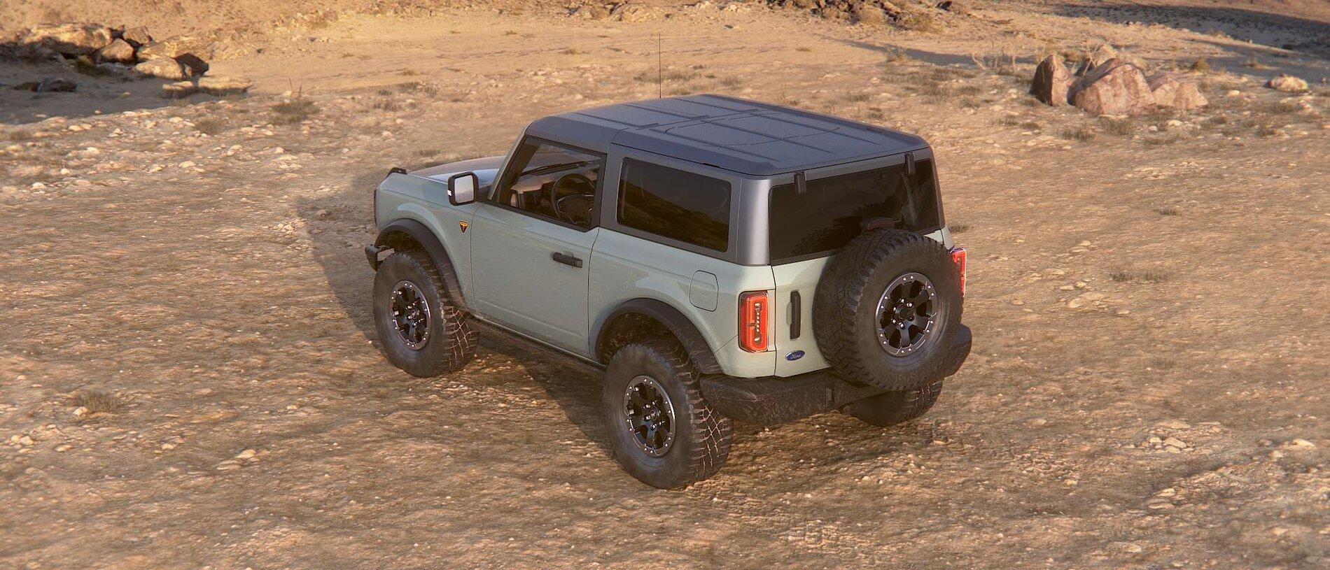 Ford Bronco Shadow Black Roof Option - Makes a BIG Difference! u725_21_2dr_cactus_grey_env_10