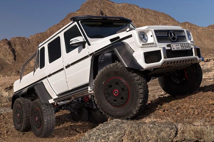 Ford Bronco If Price was not an issue... 2014-Mercedes-Benz-G63-AMG-6x6-front-view