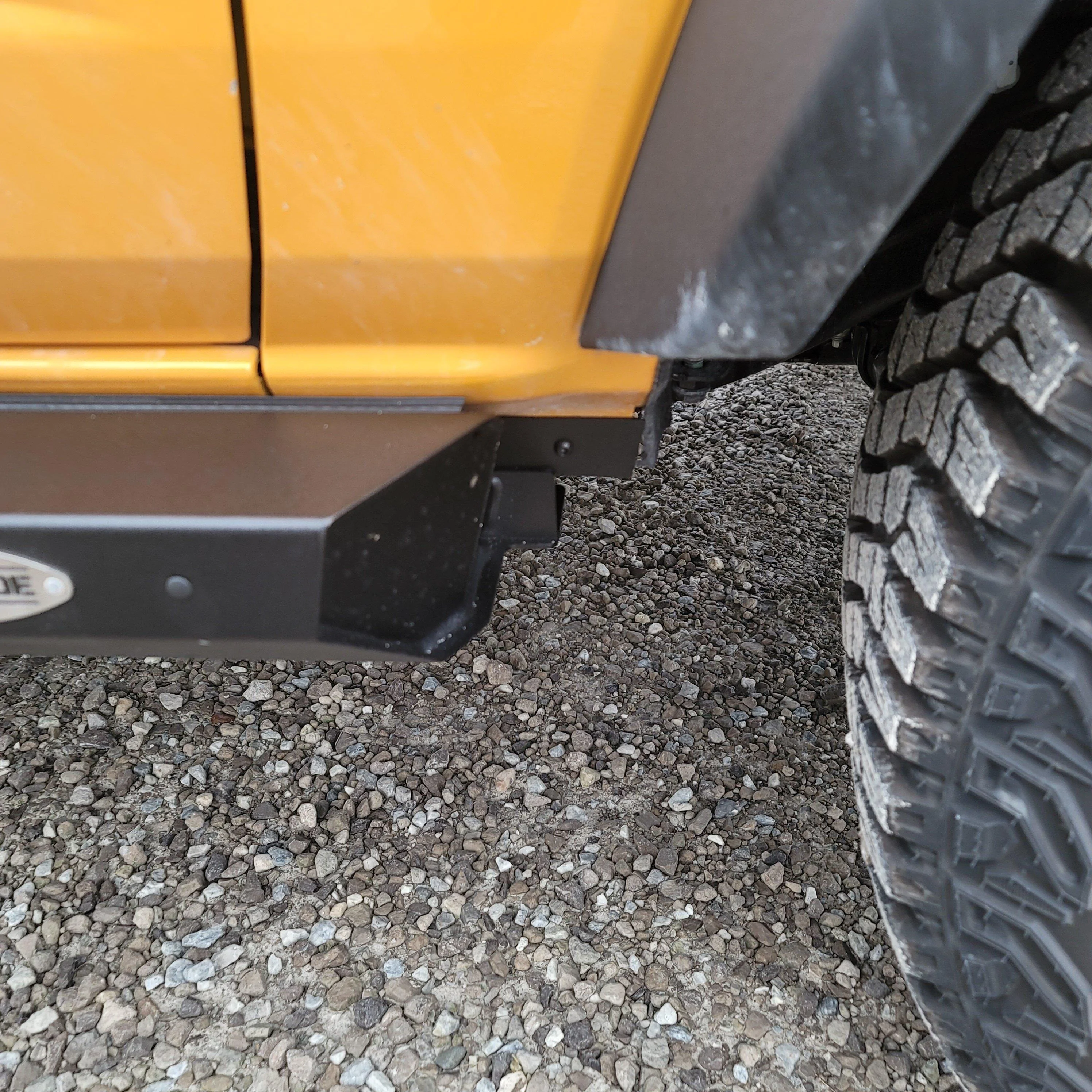 Ford Bronco Rock Slide Engineering install question 20220503_082523