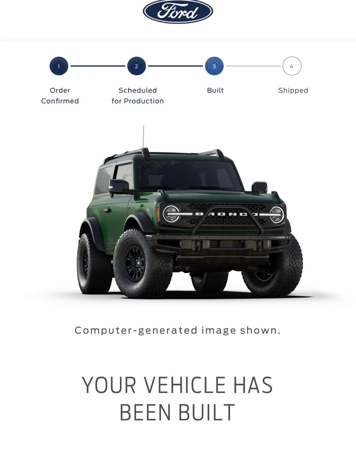 Ford Bronco It’s finally built. 2C6F7385-253F-4325-A2E2-F91B8F0EAC40