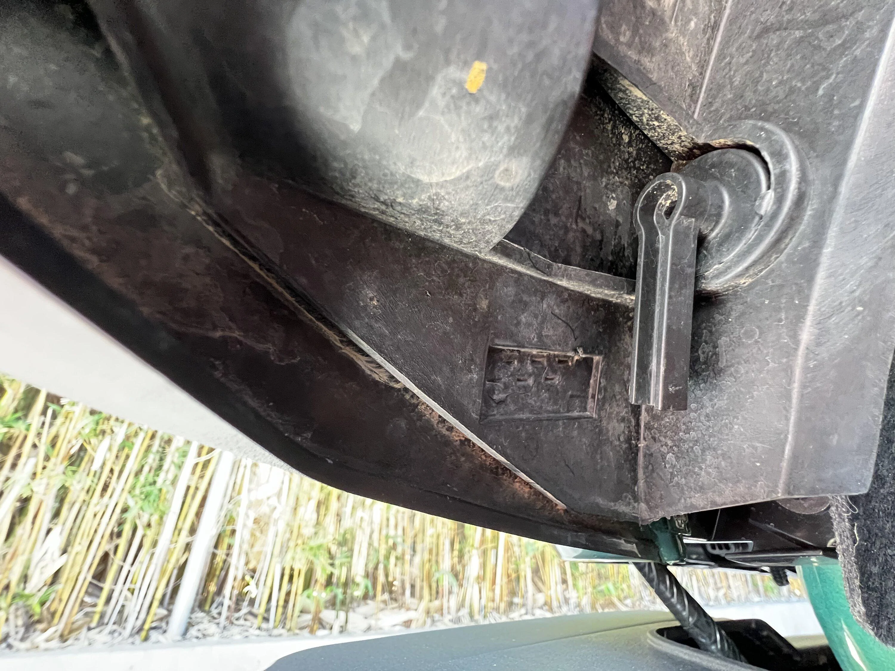 Ford Bronco Sasquatch Flare separating from mounting point. 9429394A-9DBA-4294-96A6-B2DA1A3CB291
