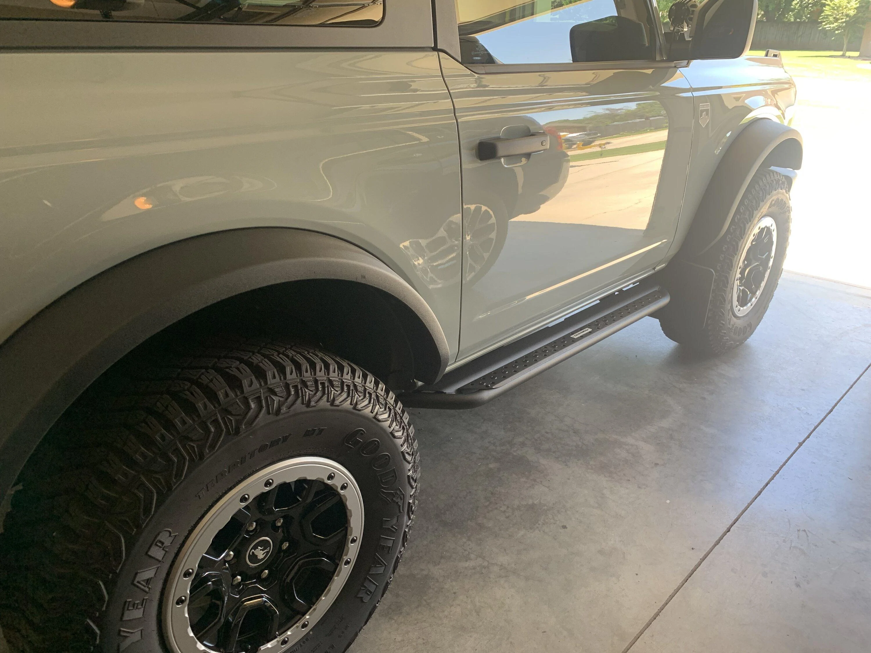 Ford Bronco Go Rhino Dominator Xtreme DSS Slider Steps Installed IMG_2763