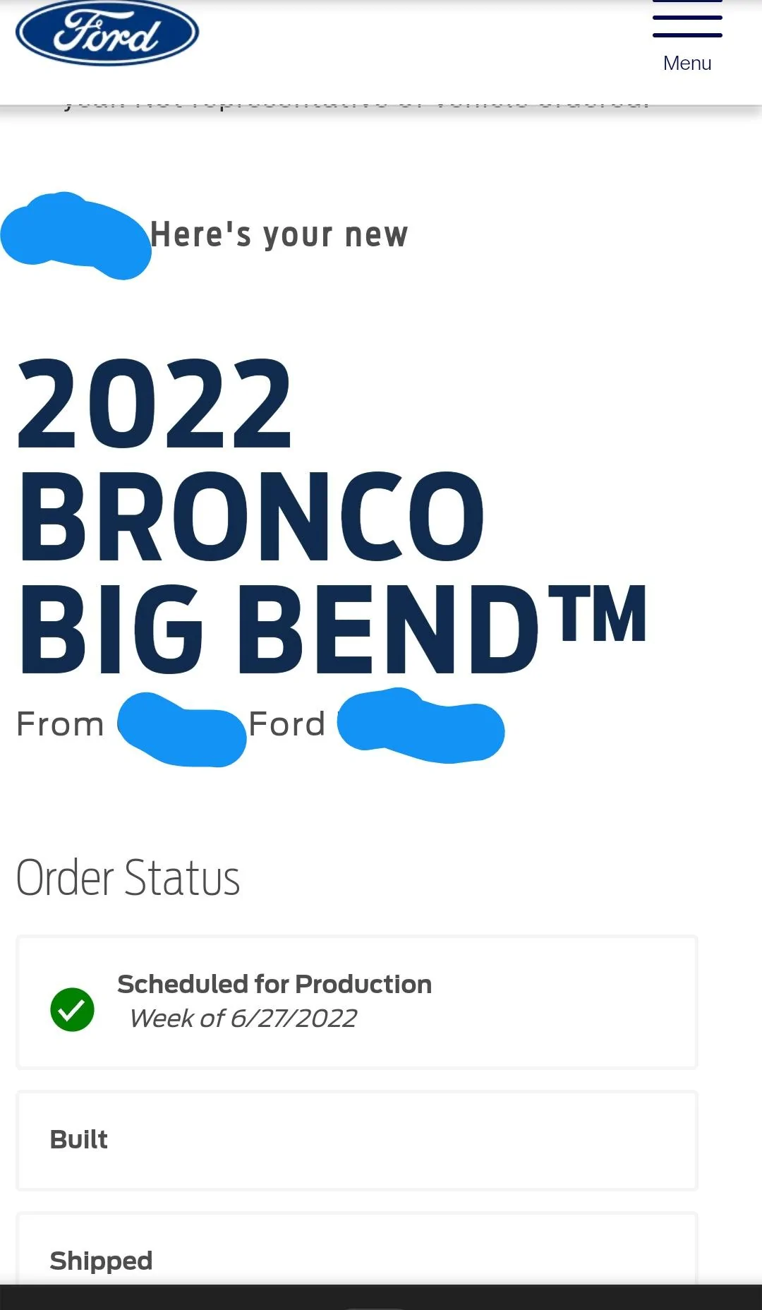 Ford Bronco 6/20/22 Build Week Group Screenshot_20220621-124042
