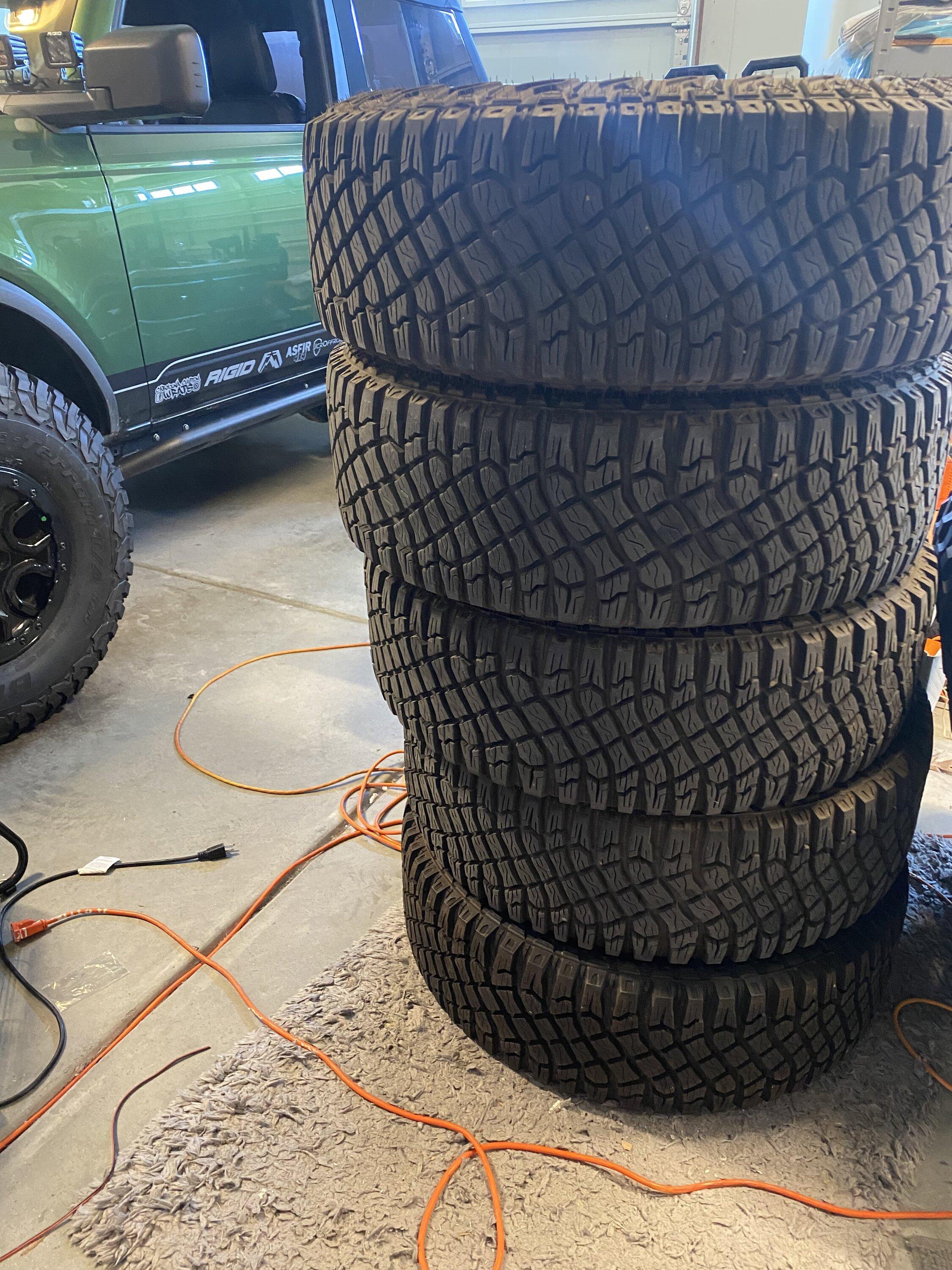 Ford Bronco Sasquatch tires only- $1000 61427AA4-128C-419C-A034-DD99173F1EC6