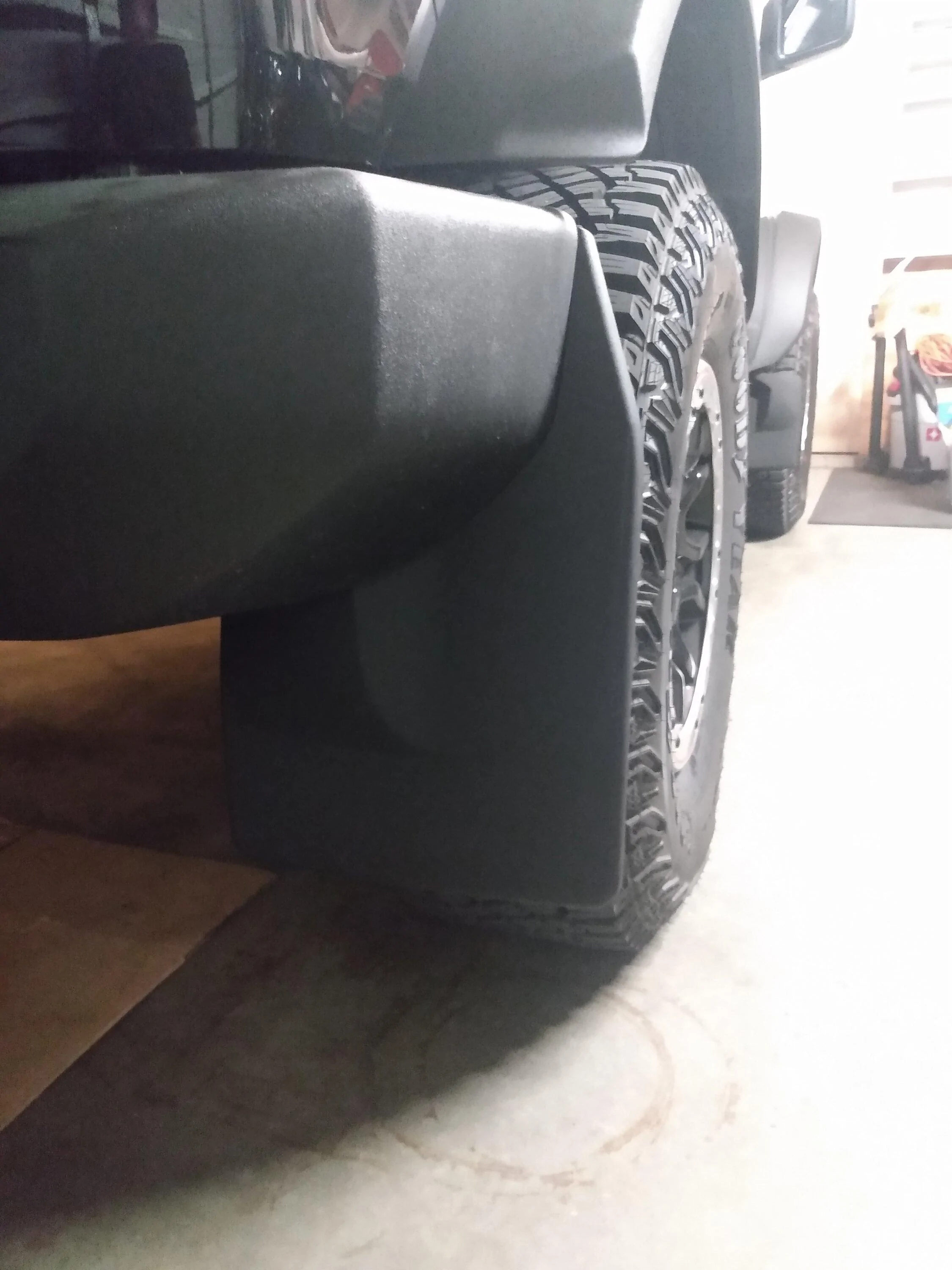 Ford Bronco Weather Tech Mudflaps installed IMG_20220621_212932962