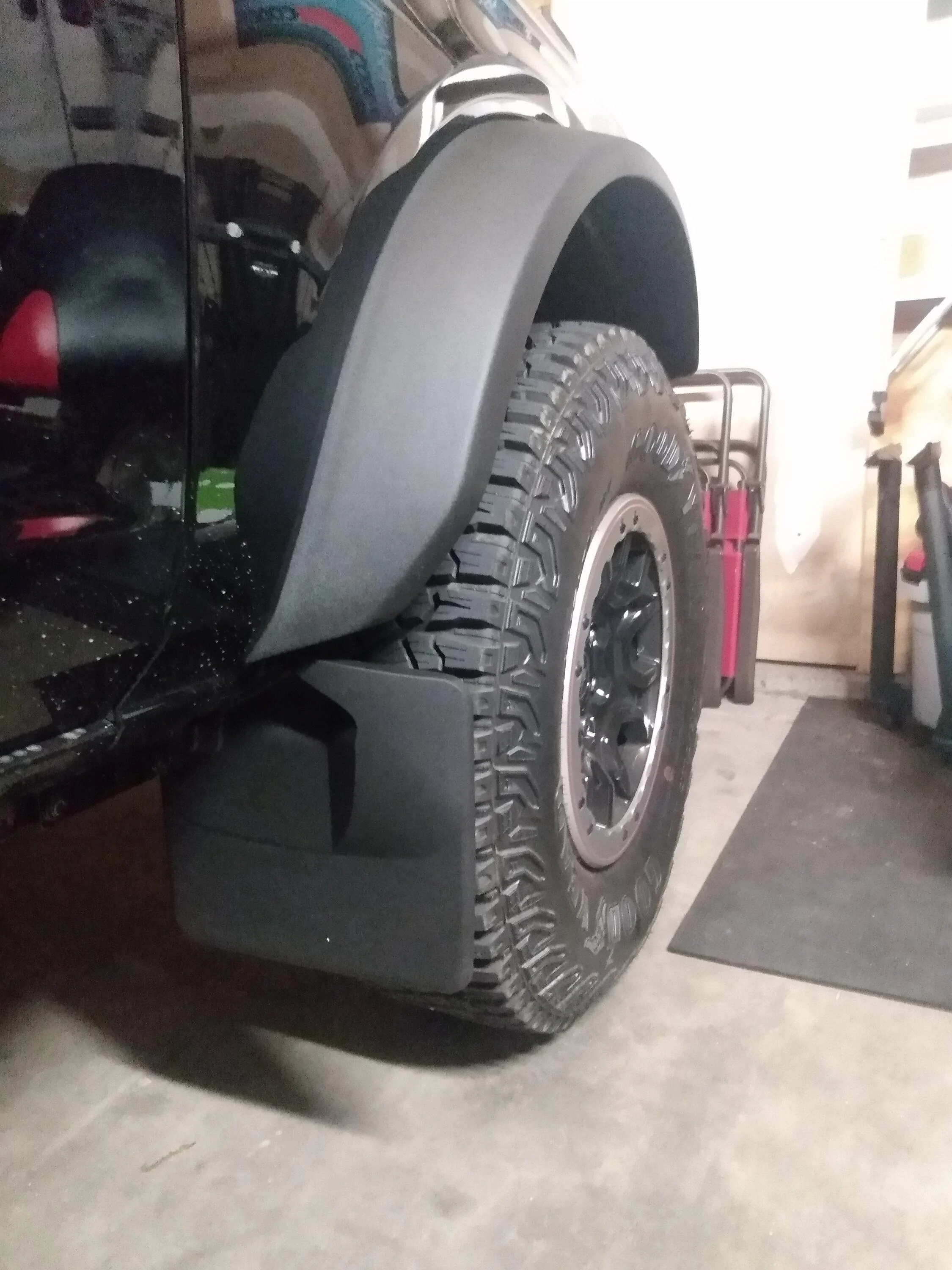 Ford Bronco Weather Tech Mudflaps installed IMG_20220621_212922299