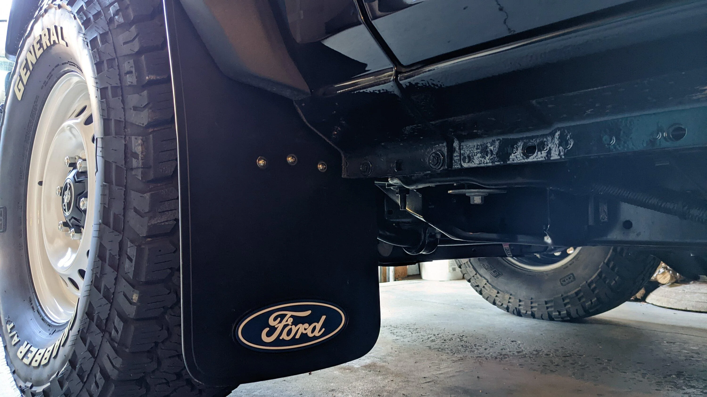 Ford Bronco Weather Tech Mudflaps installed Thum