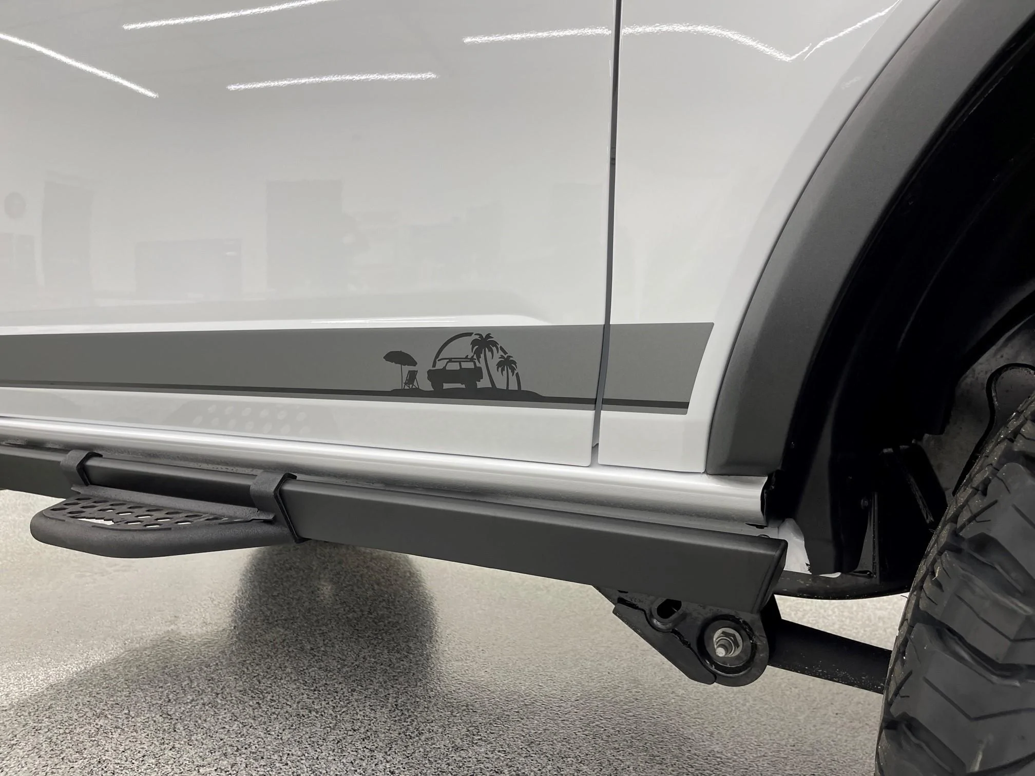 Ford Bronco Bronco Outfitter's retro themed White BD 2-door! White BD Retro 09