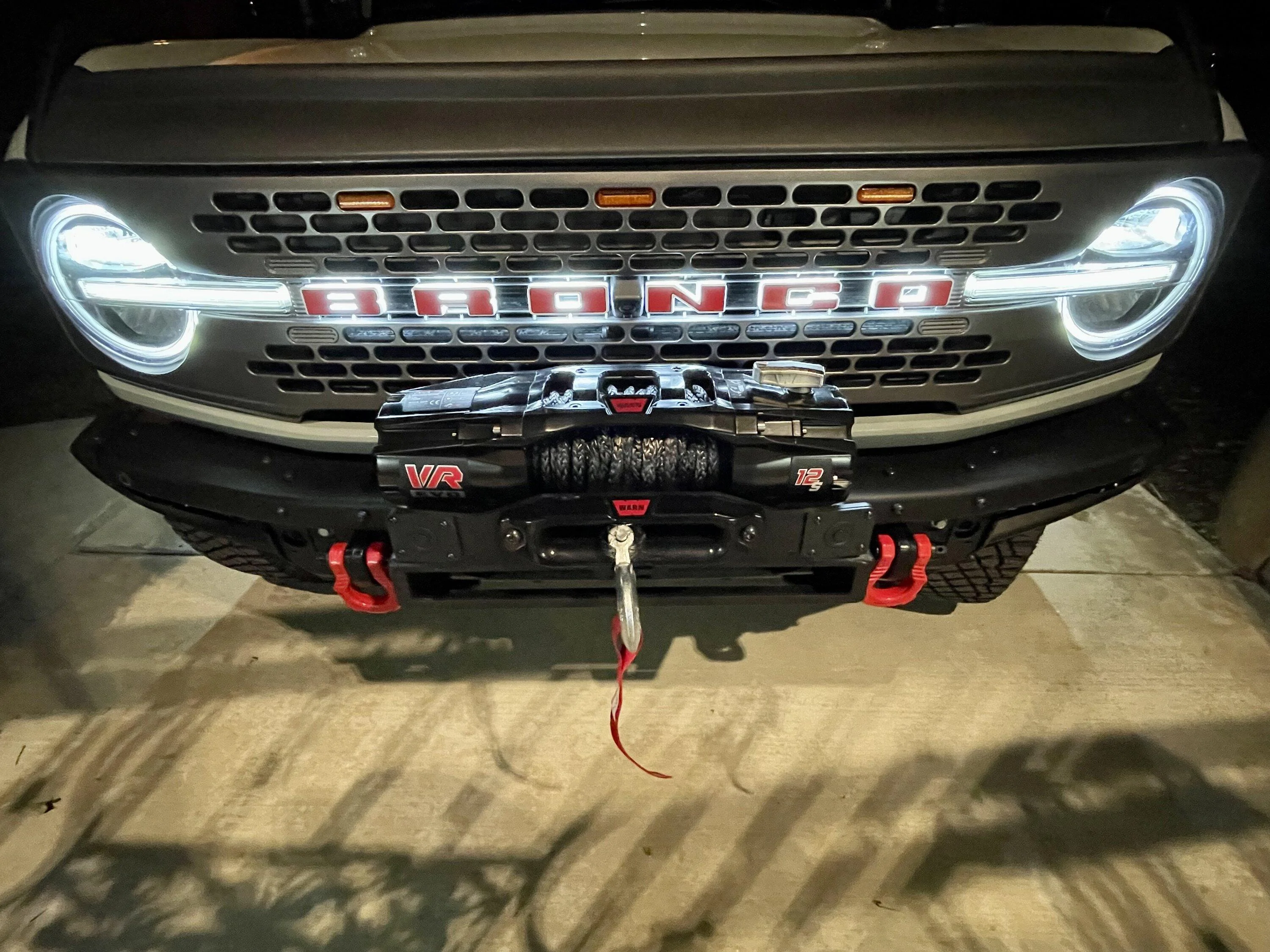Ford Bronco Rough country winch mount unbox/ INSTALL tips. 807C01D3-5C3D-4057-8C60-A51553F0D58B