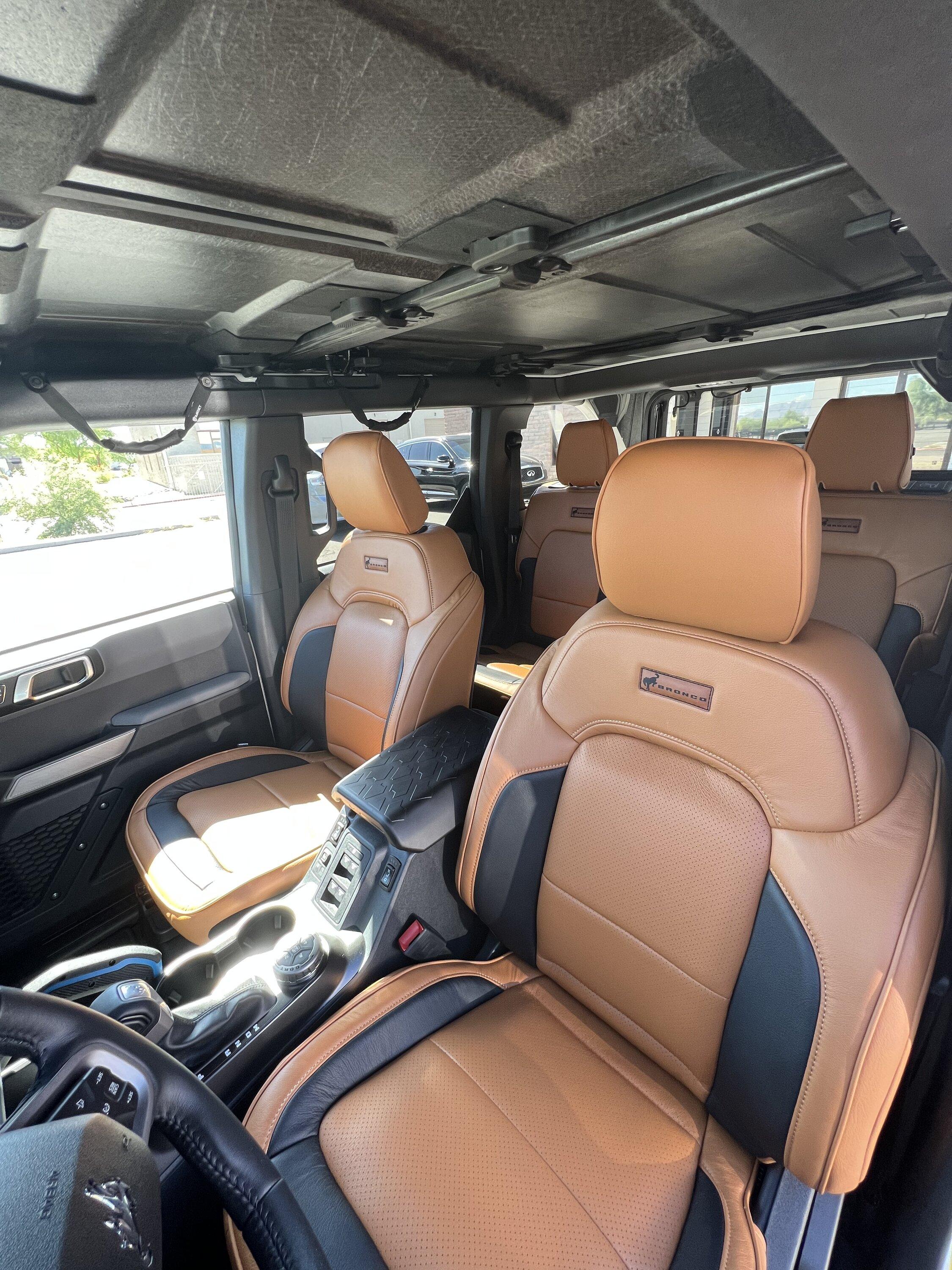 Ford Bronco Katzkin Install Results - MGV Upgrade to Leather Seat Covers (Autumn color) 68E597EA-9F55-4CC8-A5AC-D63DF4D51C45
