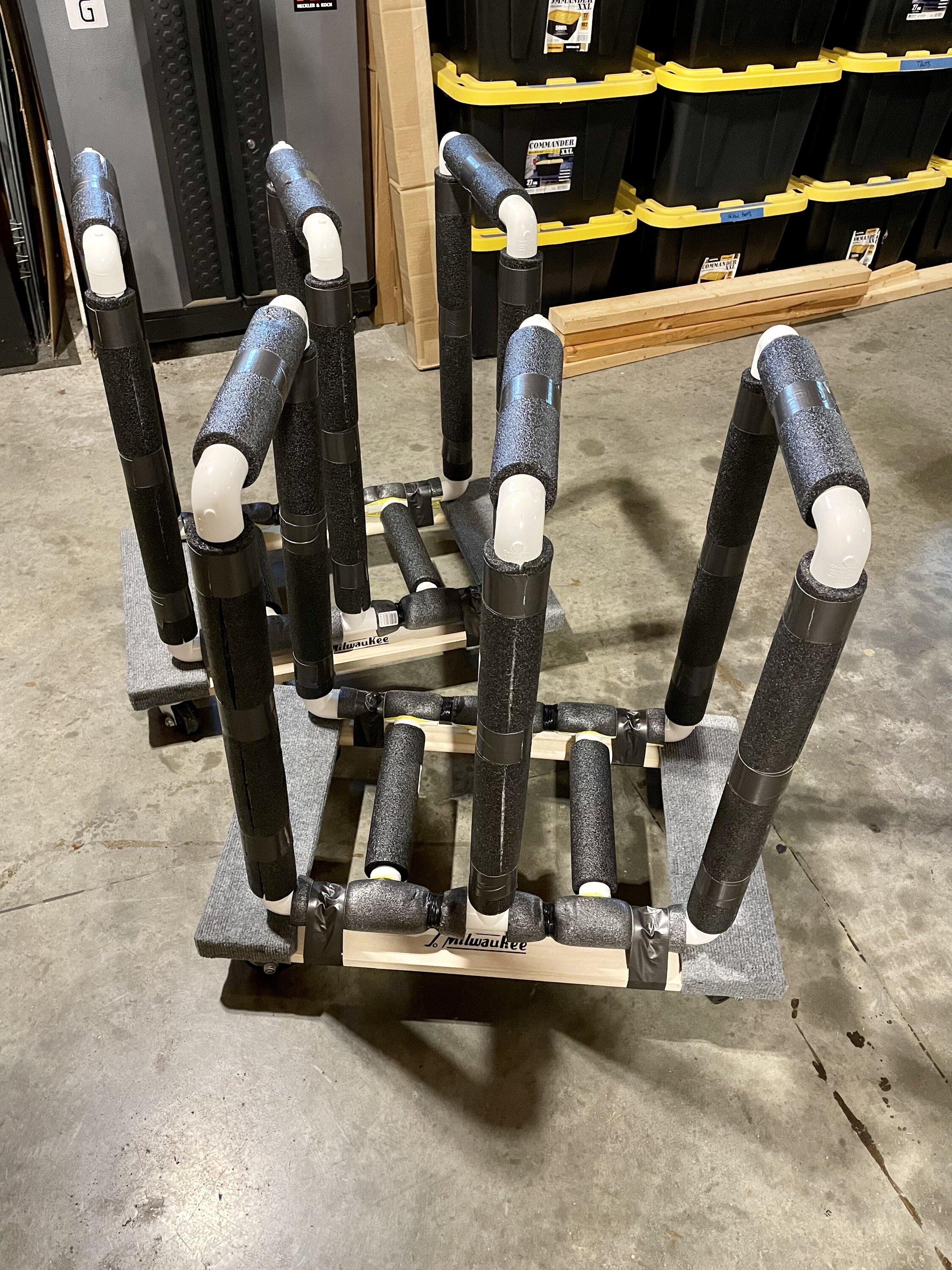 Ford Bronco Door Holders Using PVC Pipe -- When Off vehicle 81735C4A-10C8-48CA-AF5B-2EF16A5898D5