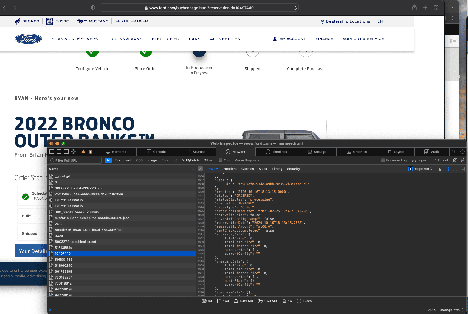 Ford Bronco 06/27/22  Build week group Screen Shot 2022-06-23 at 11.37.20 AM