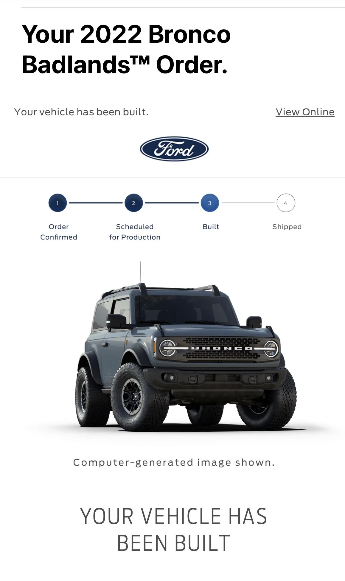 Ford Bronco 6/20/22 Build Week Group B6F55752-ACE5-4764-9345-15D151A57F95
