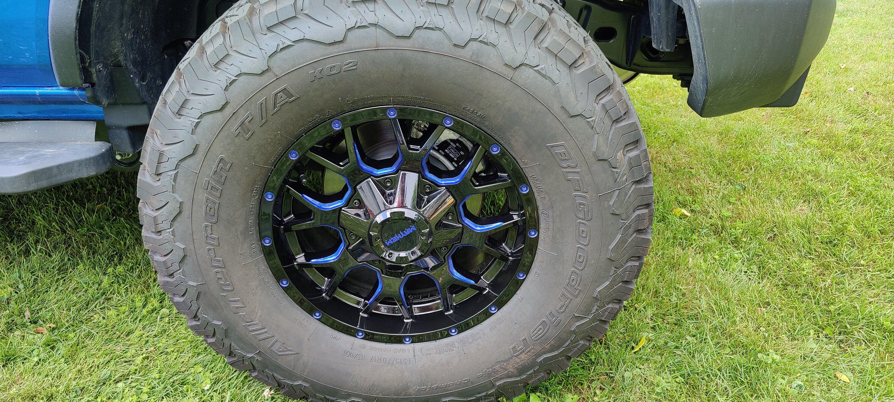 Ford Bronco Show us your installed wheel / tire upgrades here! (Pics) IMG_20220619_180710