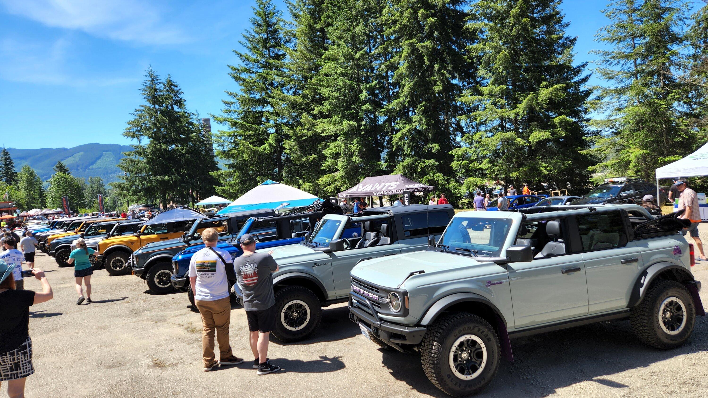 Ford Bronco 🐎 DirtFish Summerfest attended by PNW Bronco group 🐎 20220625_114416