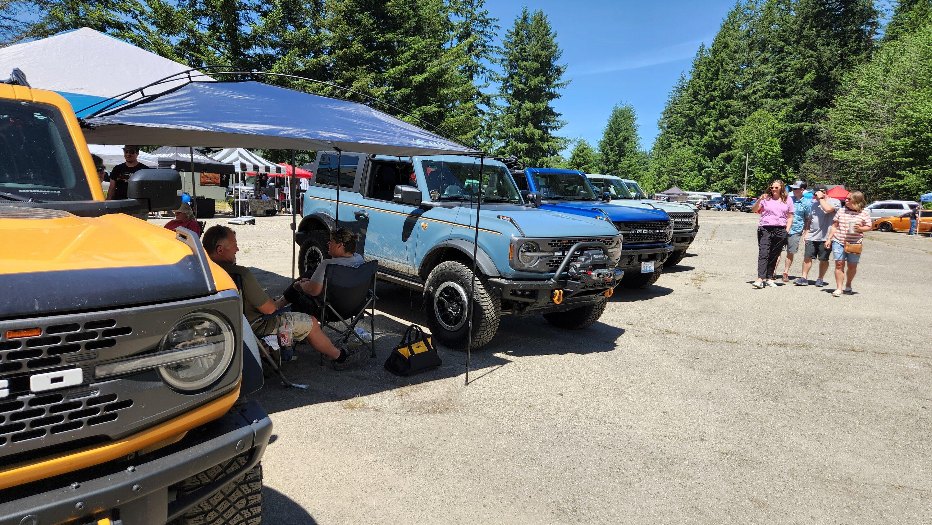 Ford Bronco 🐎 DirtFish Summerfest attended by PNW Bronco group 🐎 20220625_132054
