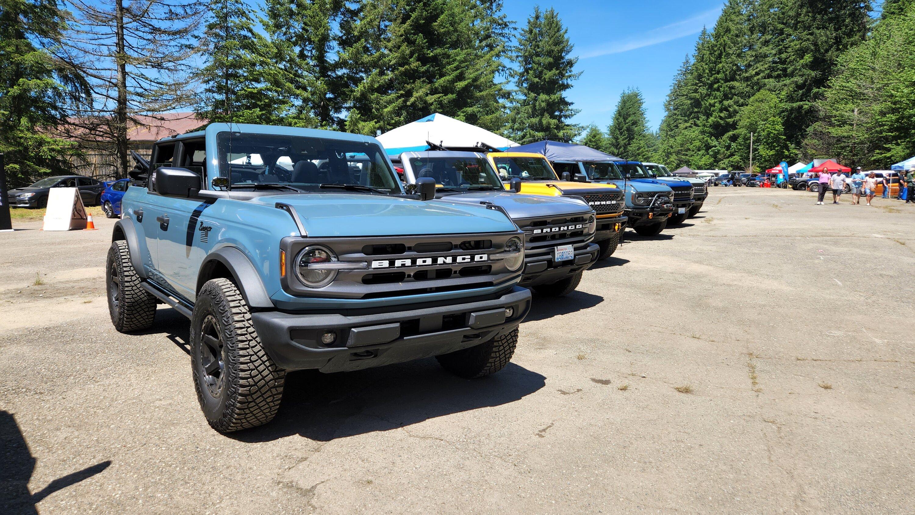 Ford Bronco 🐎 DirtFish Summerfest attended by PNW Bronco group 🐎 20220625_132014
