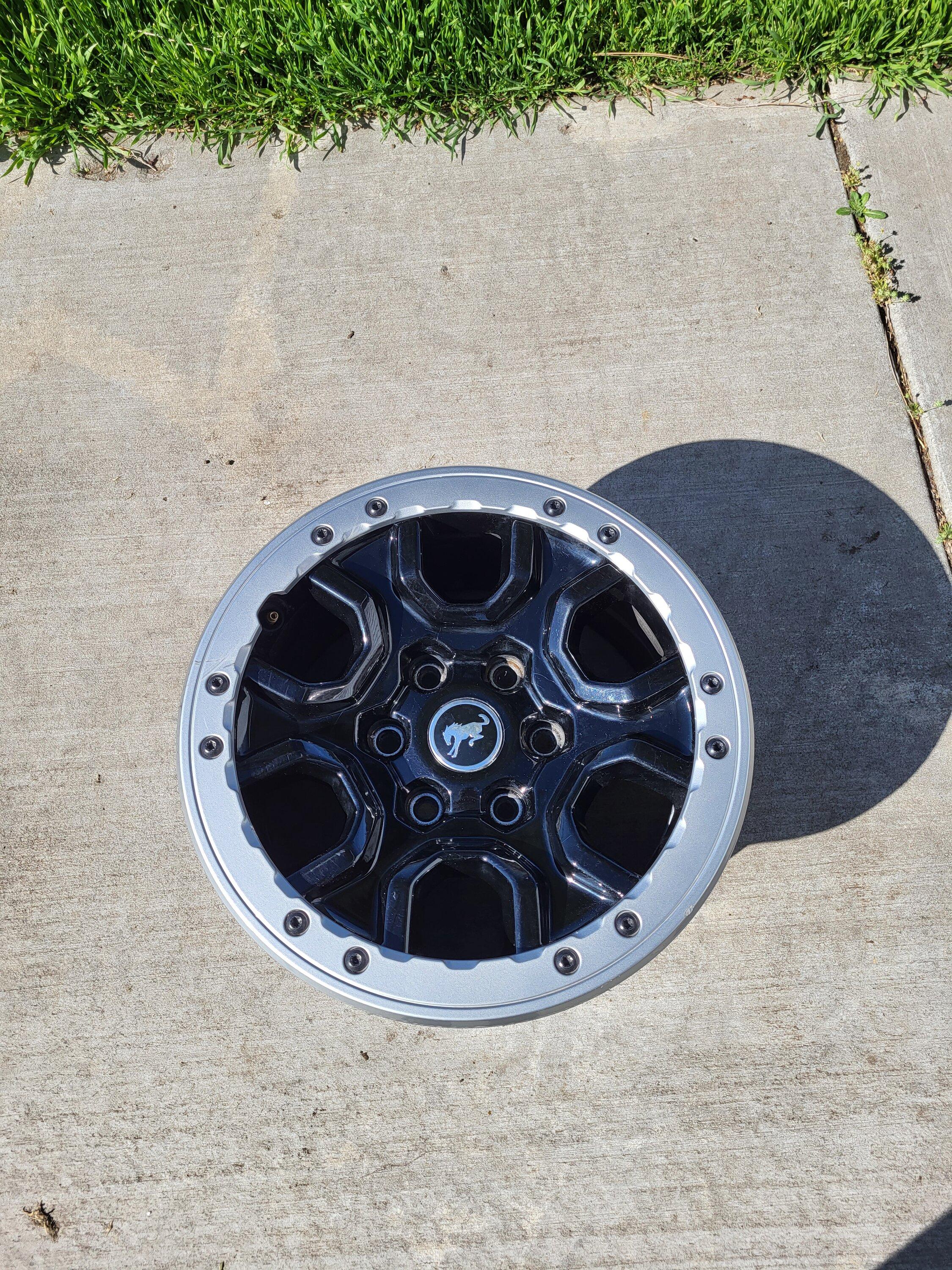 Ford Bronco Badland SAS wheels. $500. 20220516_165959