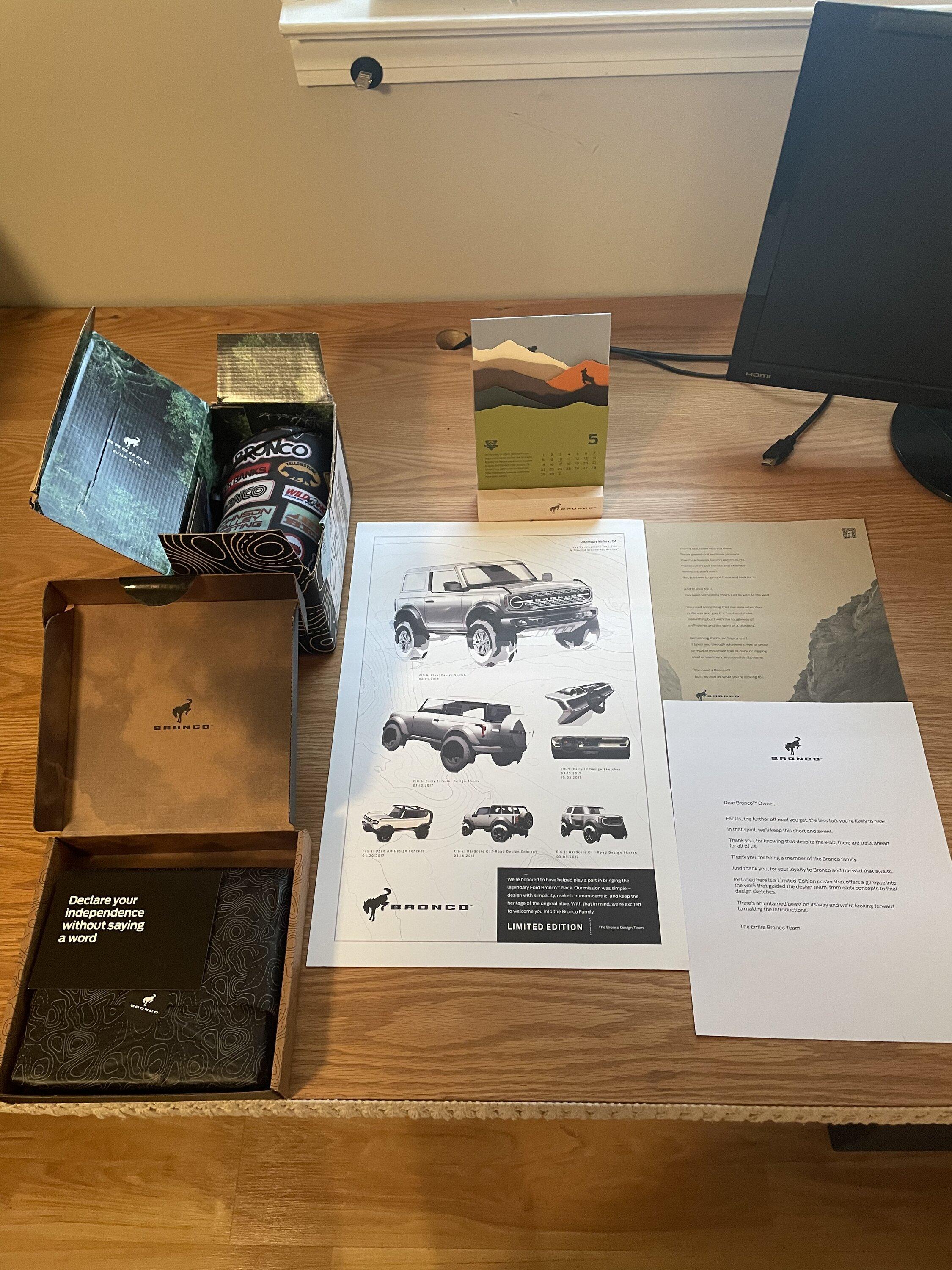 Ford Bronco Bronco Pre-Order Merch $125 plus shipping 9A66D2B7-543A-437D-8465-71EB198CB1D3
