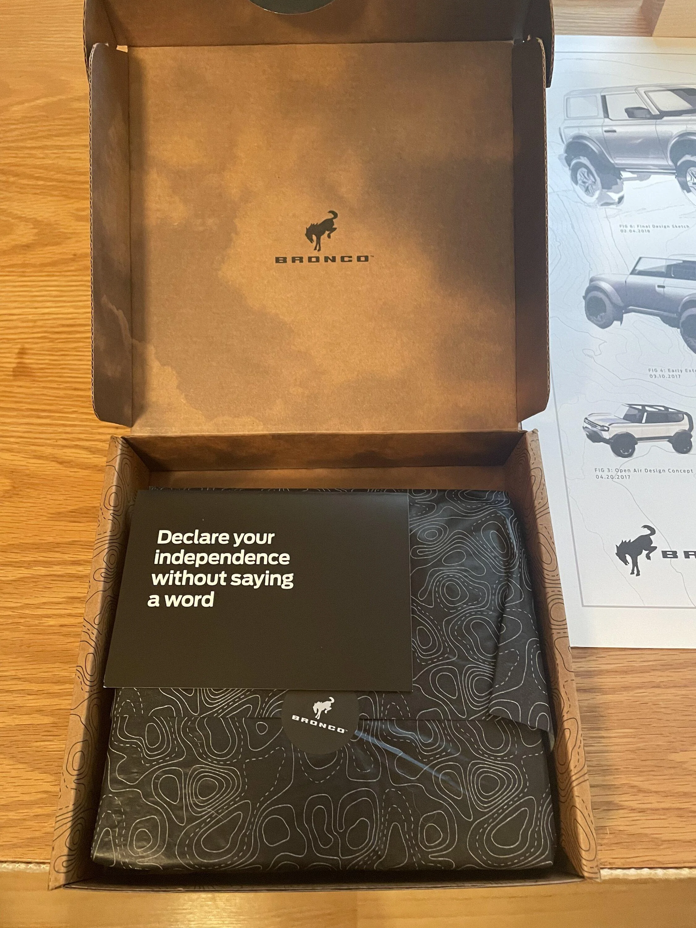 Ford Bronco Bronco Pre-Order Merch $125 plus shipping CF0BE897-860F-4C3F-97DC-9E354EBAF142