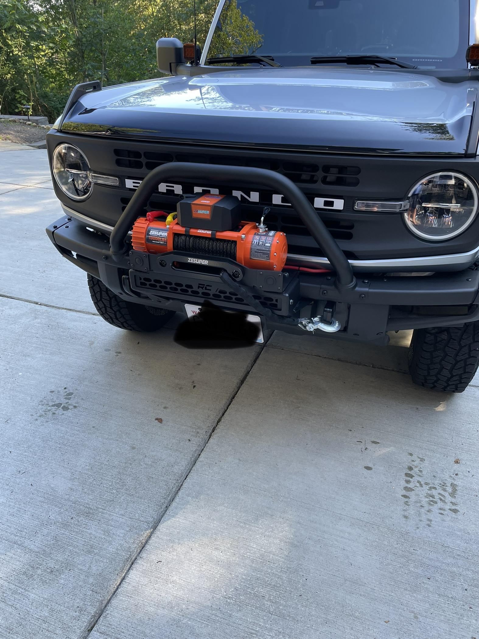 Ford Bronco Rough country winch mount unbox/ INSTALL tips. 3B51EFDB-EBD2-4E65-A4EC-BF3EAF5895CD