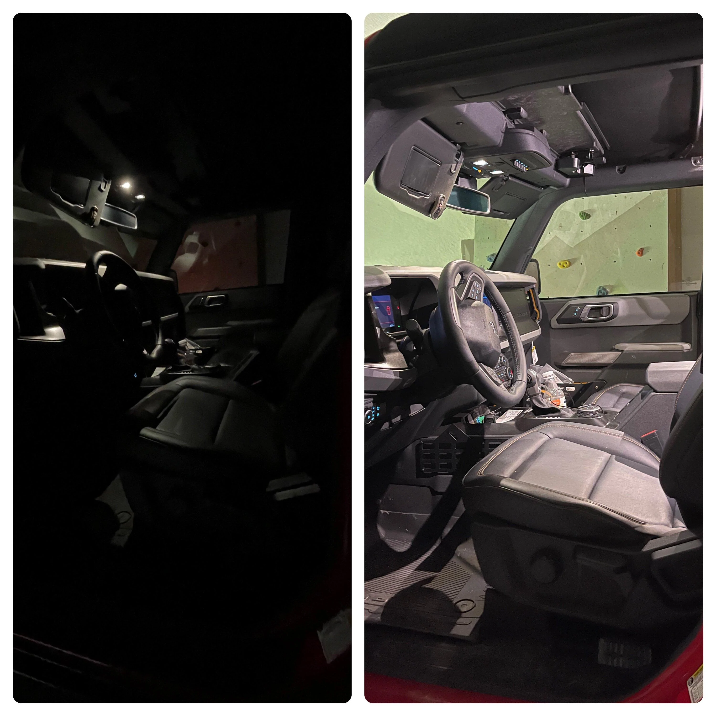 Ford Bronco Soft top interior lighting upgrade B50C4170-966A-4763-A70F-A147365CA73E