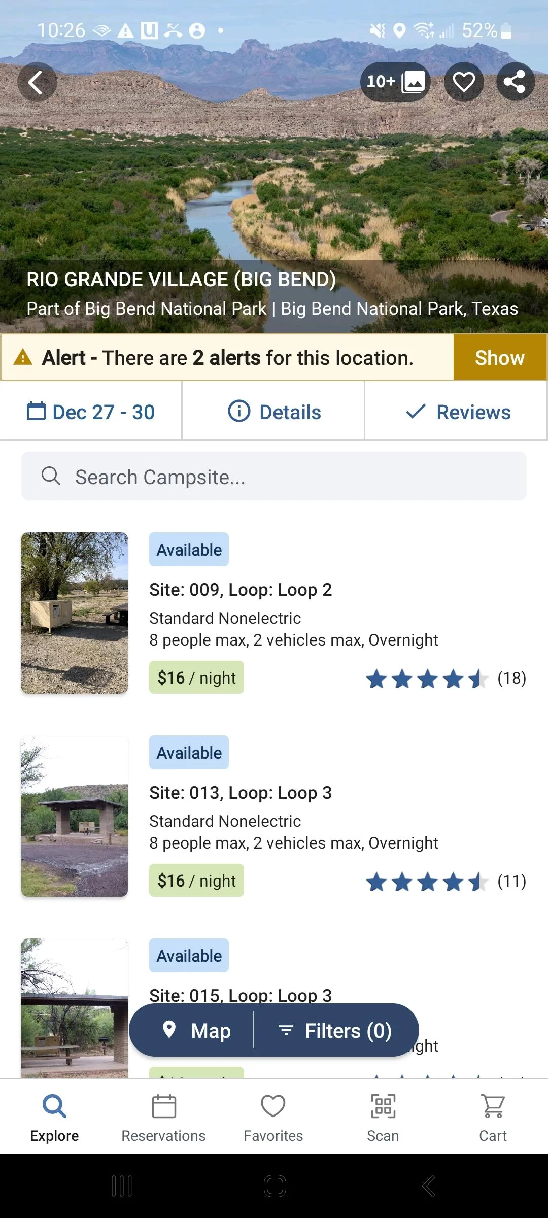 Ford Bronco Big Bend meet up? Screenshot_20220627-222650_Recreationgov