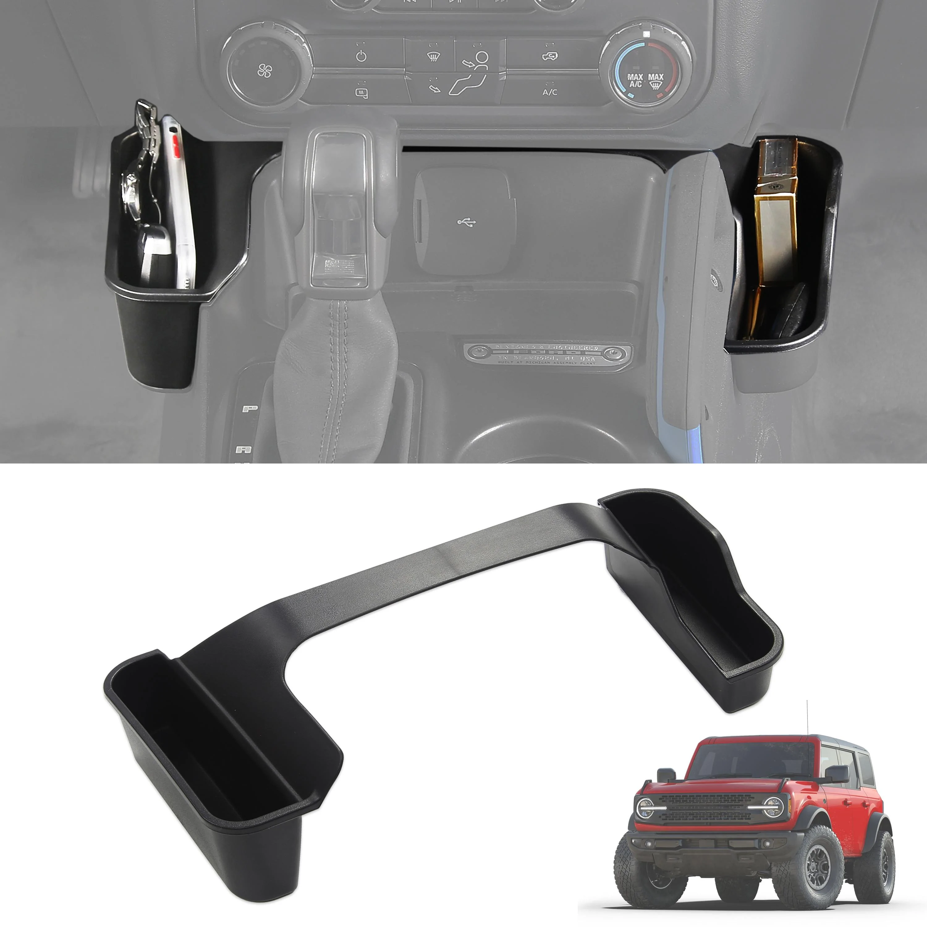 Ford Bronco Bronco Gear Side Storage Box Tray 1