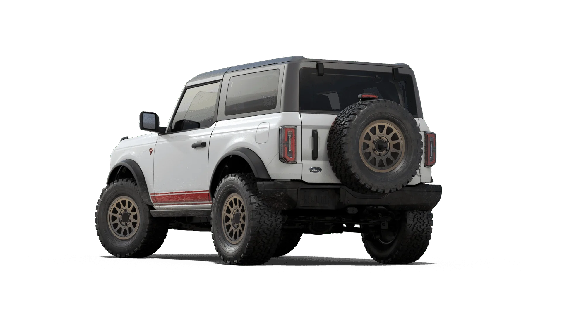 Ford Bronco OXFORD WHITE Bronco Club REar1 white duscirfd