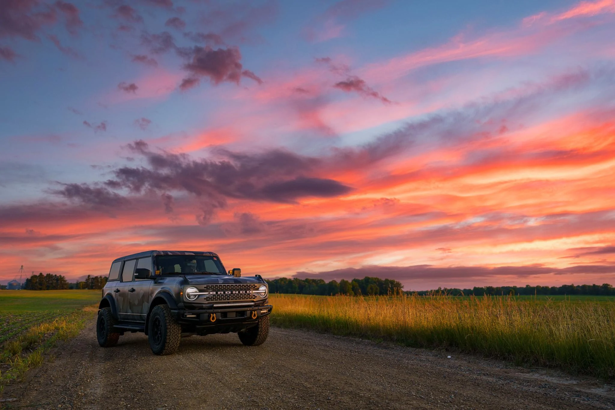 Ford Bronco Let's See Those Sunset Bronco Photos!! Cotton Candy Bronco_FB