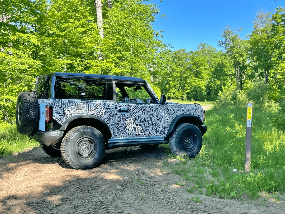 Ford Bronco Early peek @ ROBINS EGG BLUE 2023 Bronco Color, Heritage Edition w/ Squared Flares and Painted MOD Hard Top! Bronco-WB-4