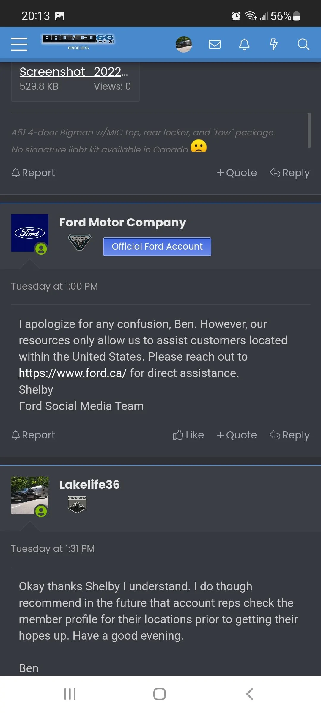 Ford Bronco Clutch Bouncing Screenshot_20220630-201317_Samsung Internet