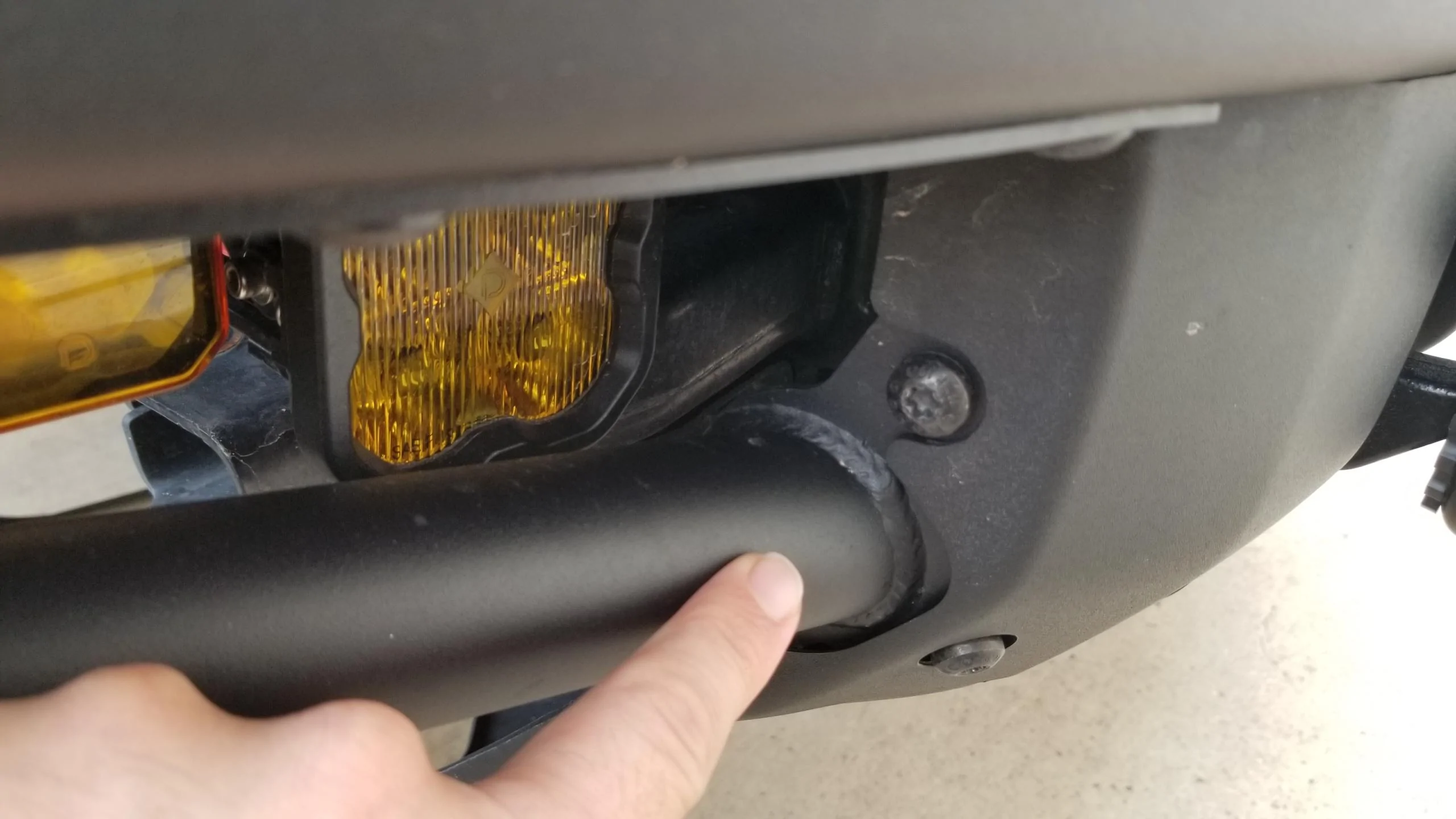 Ford Bronco Review: RTR bumper end caps. 20220701_152422