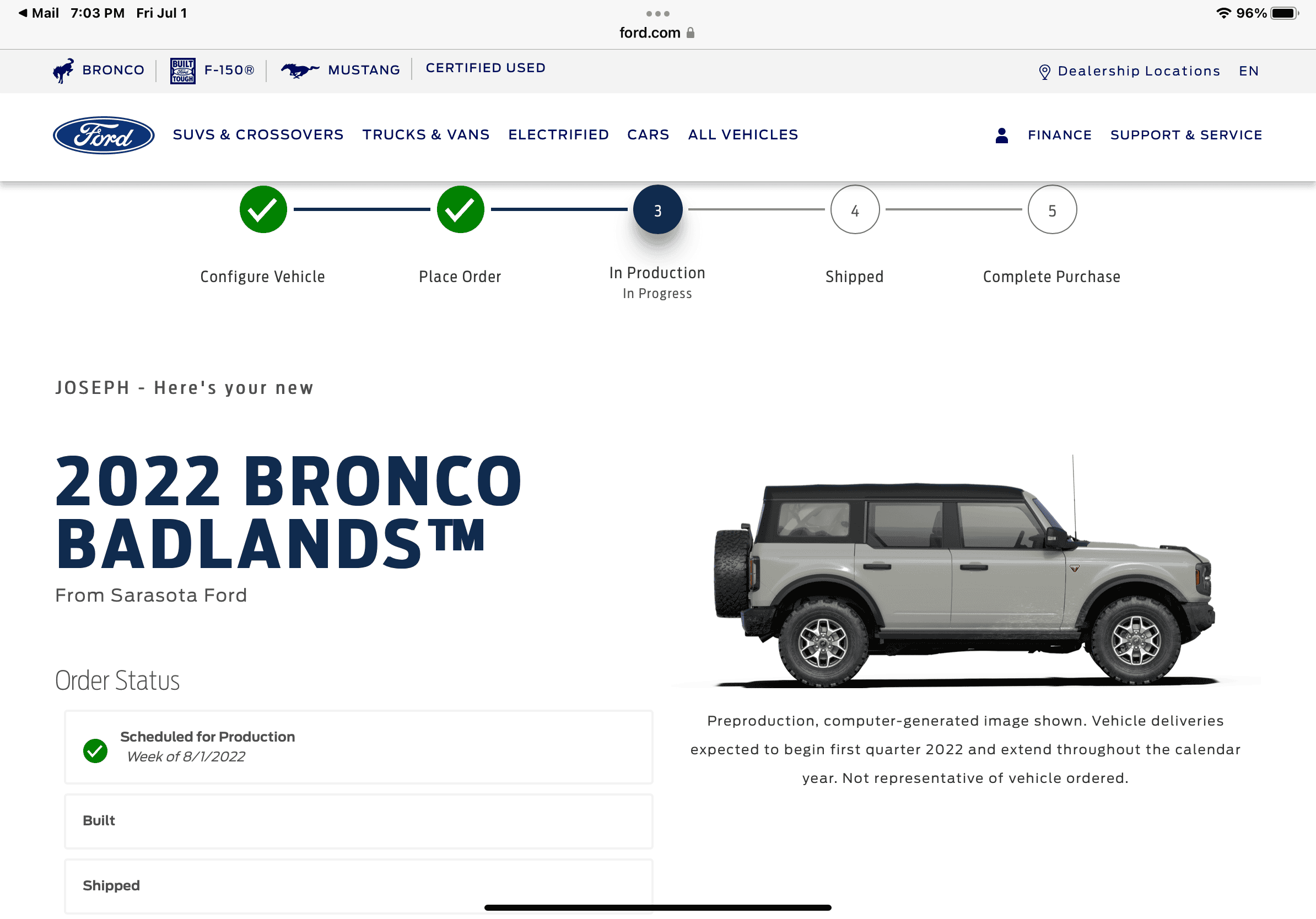 Ford Bronco 8/1/22 Build Week Group 722180E1-6A56-472F-9BC8-6A1BD2C65489