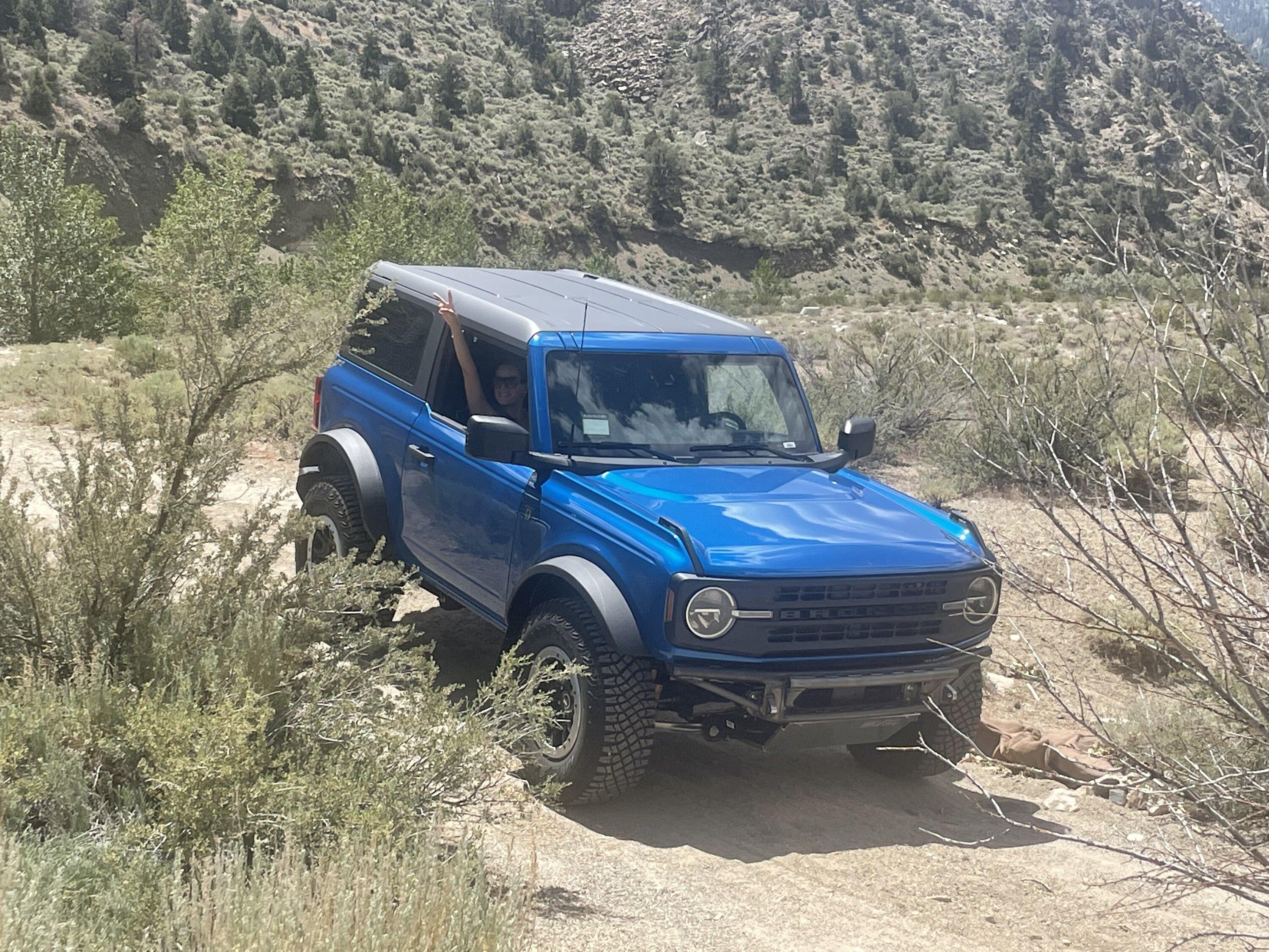 Ford Bronco 2-door desert runner Bronco w/ custom tire carrier F75B95AE-78D3-4EED-94F2-F925183EF7BB